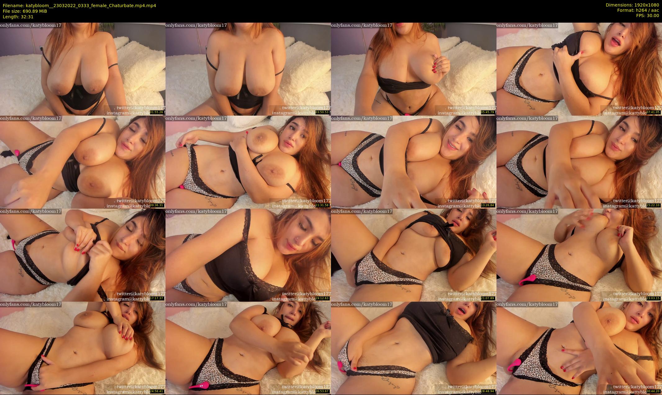 katybloom_ — 33 minute Chaturbate female cam show recording, 1080p, Mar 23, 2022
