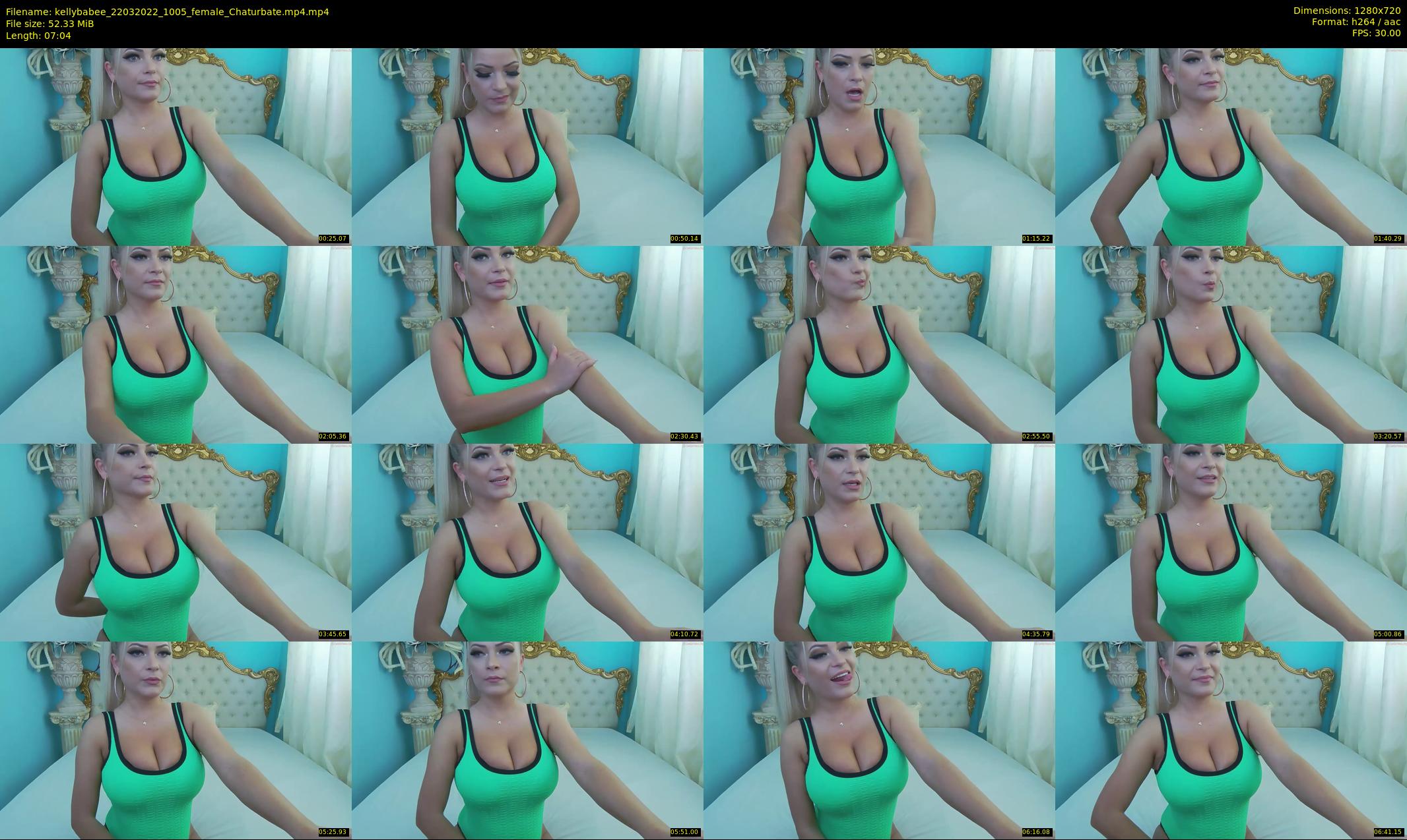 kellybabee — 8 minute Chaturbate female cam show recording, 720p, Mar 22, 2022