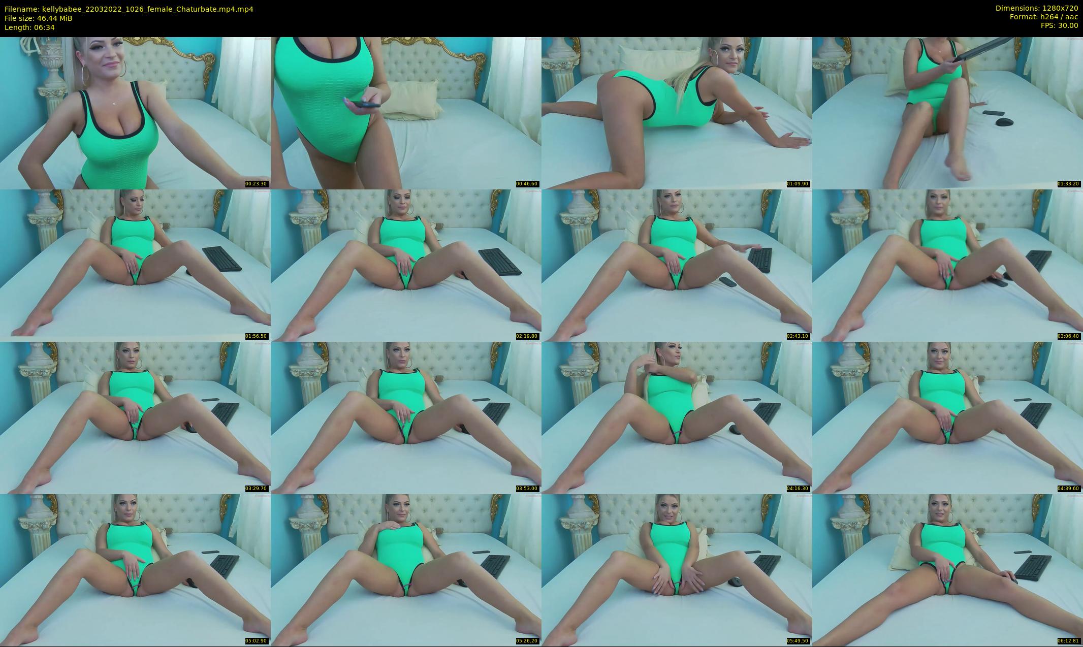 kellybabee — 7 minute Chaturbate female cam show recording, 720p, Mar 22, 2022