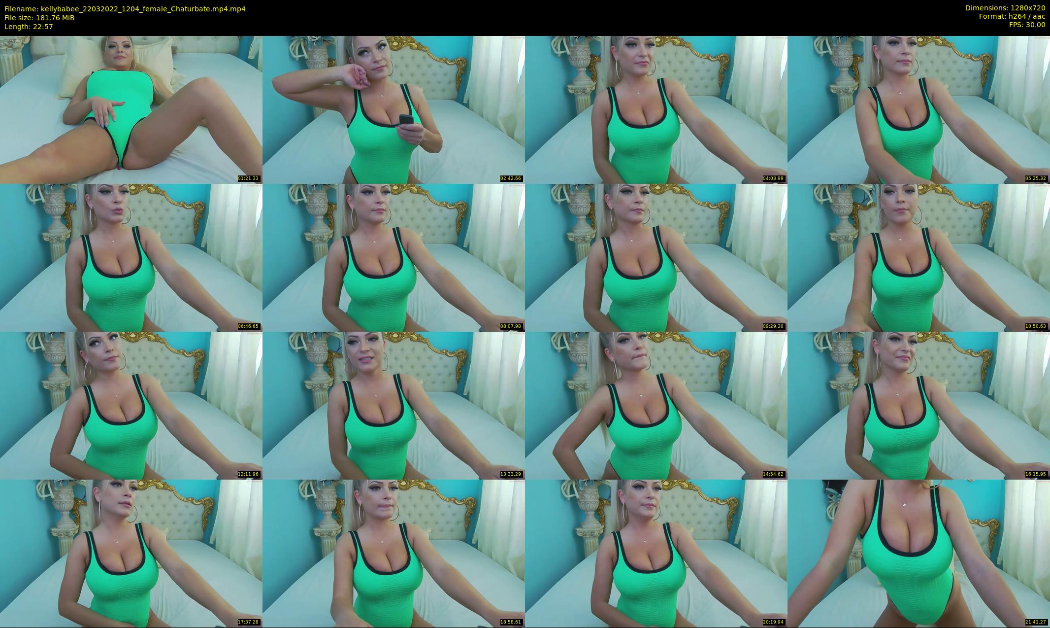 kellybabee — 23 minute Chaturbate female cam show recording, 720p, Mar 22, 2022