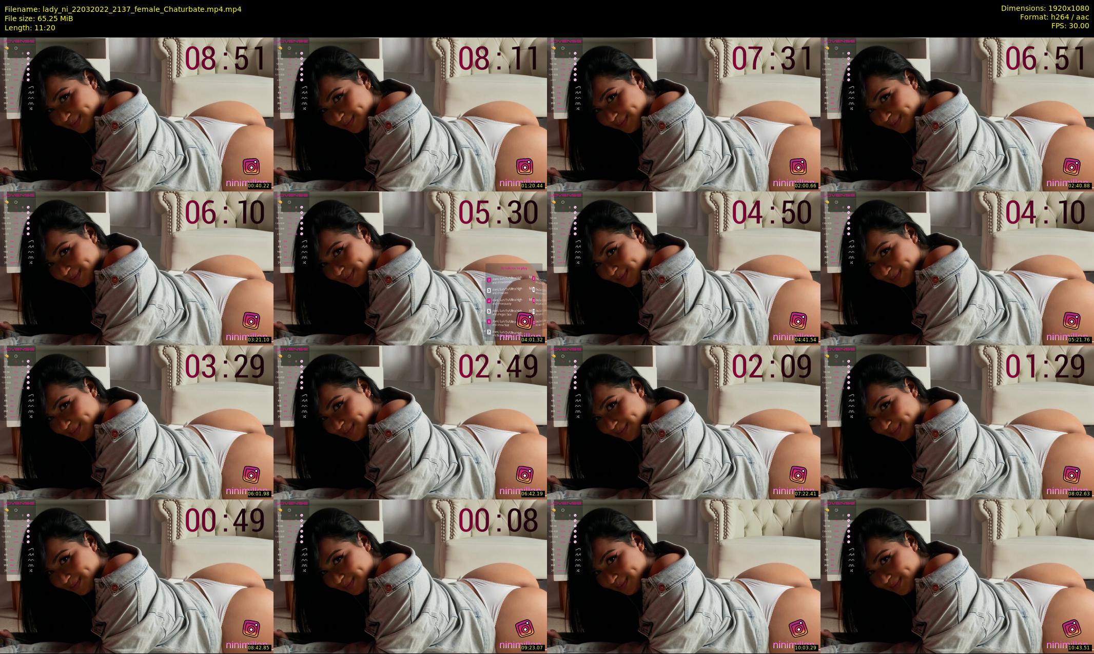 lady_ni — 12 minute Chaturbate female cam show recording, 1080p, Mar 22, 2022
