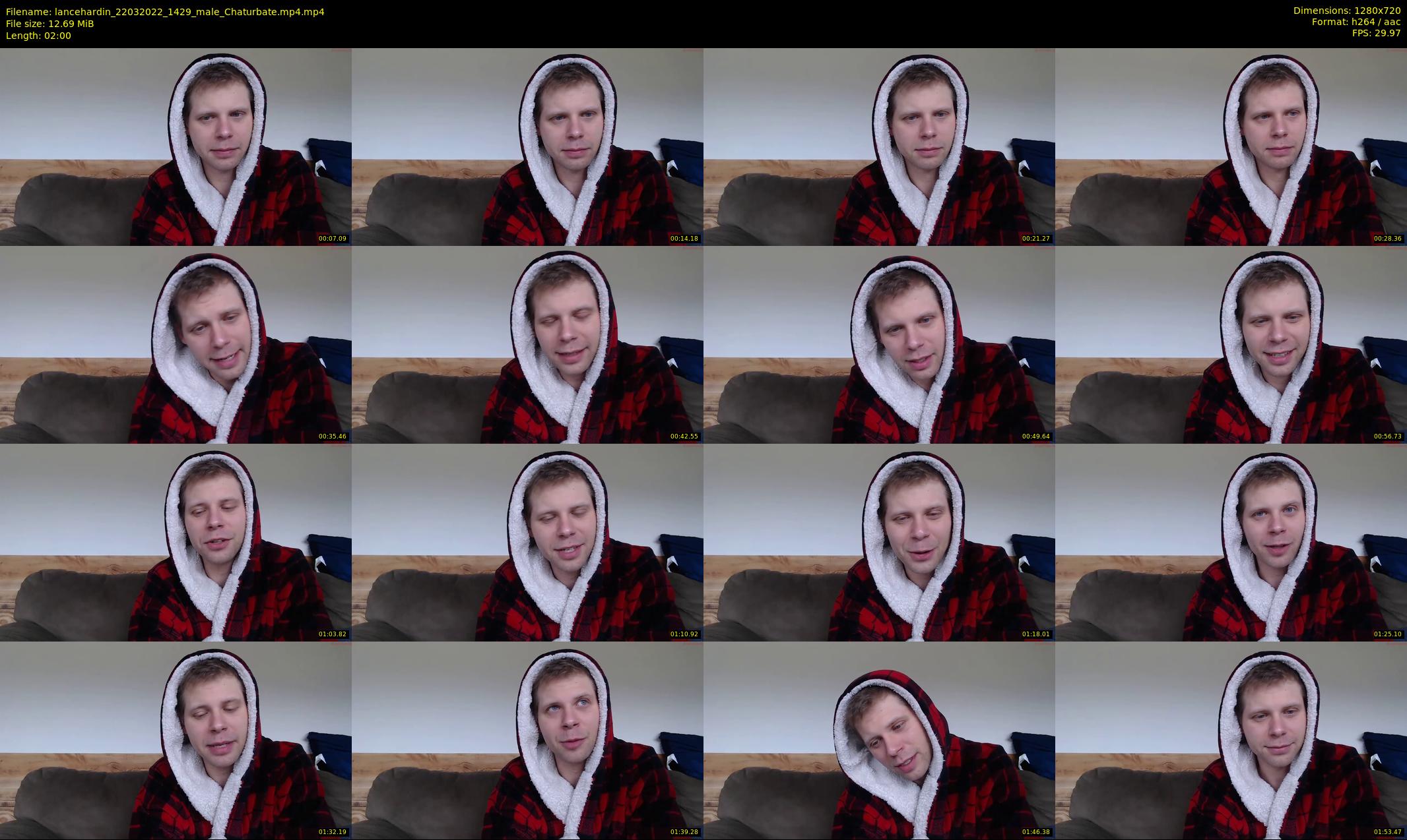 lancehardin — 2 minute Chaturbate male cam show recording, 720p, Mar 22, 2022