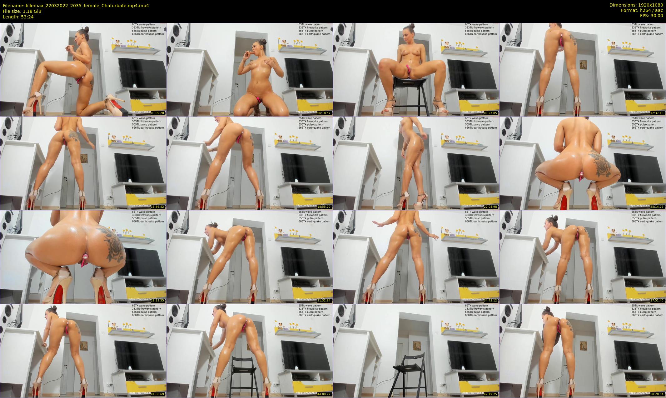 lillemax — 54 minute Chaturbate female cam show recording, 1080p, Mar 22, 2022