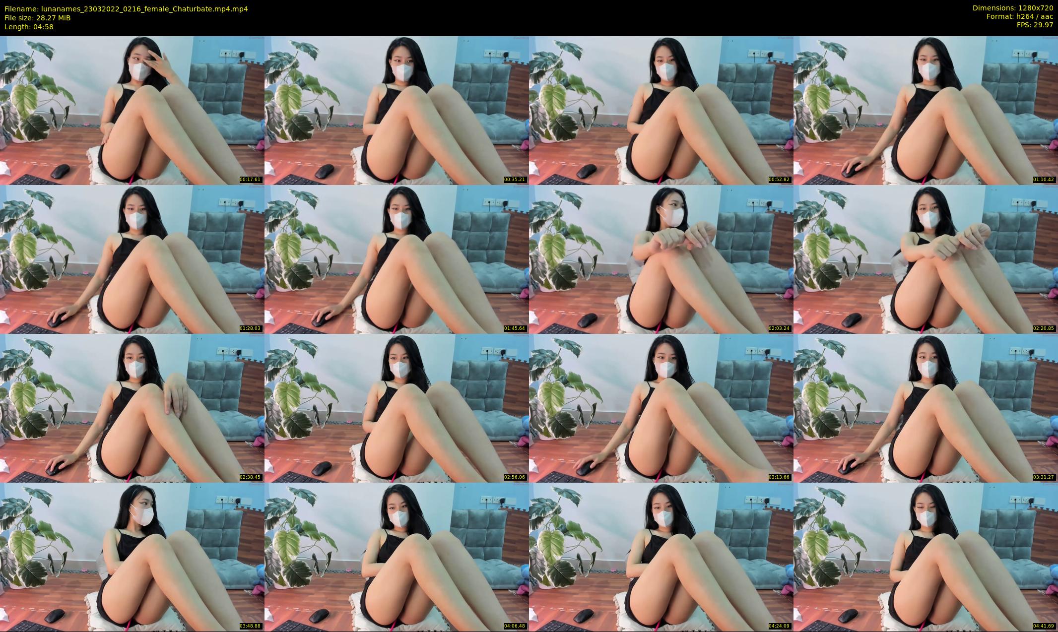 lunanames — 5 minute Chaturbate female cam show recording, 720p, Mar 23, 2022