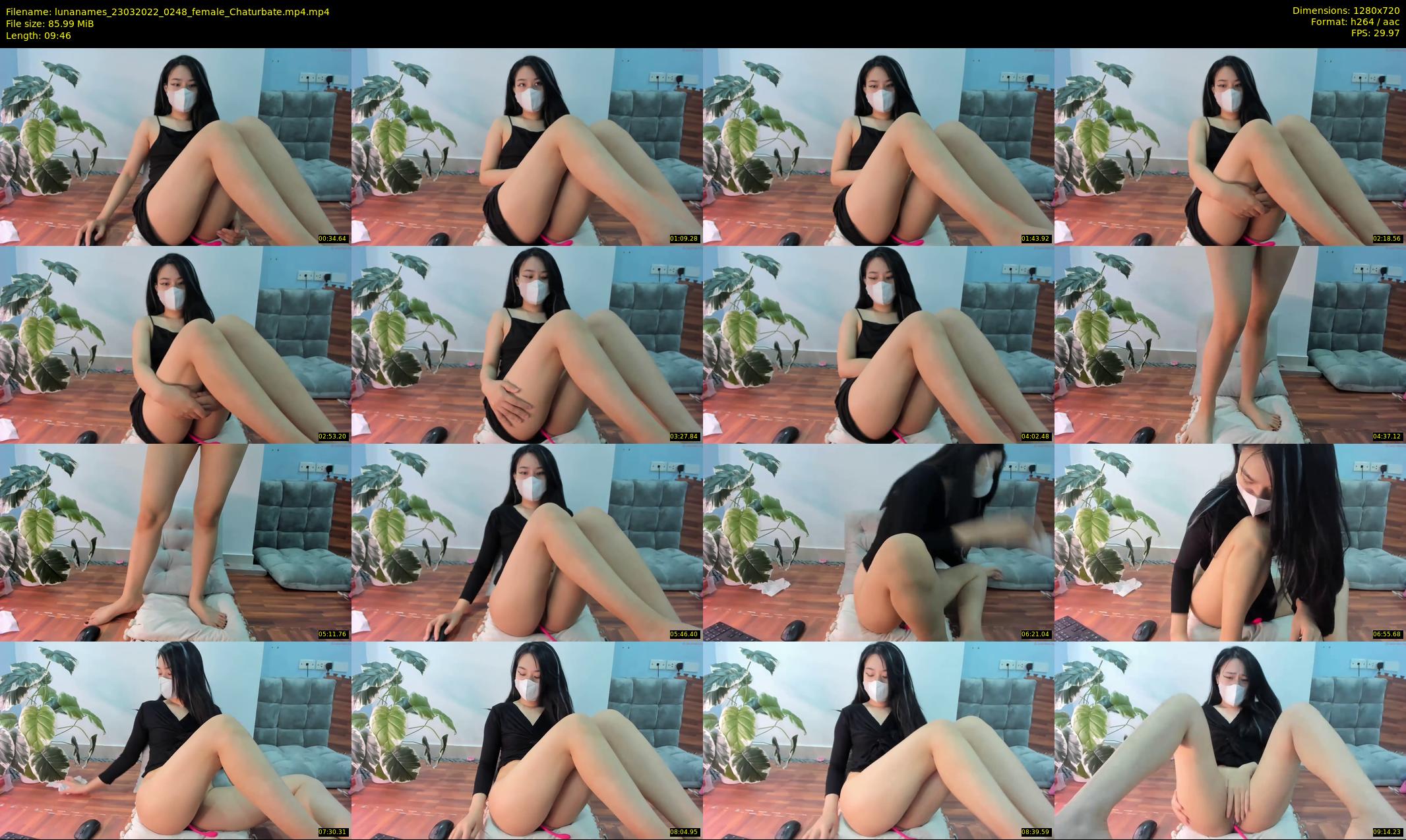 lunanames — 10 minute Chaturbate female cam show recording, 720p, Mar 23, 2022