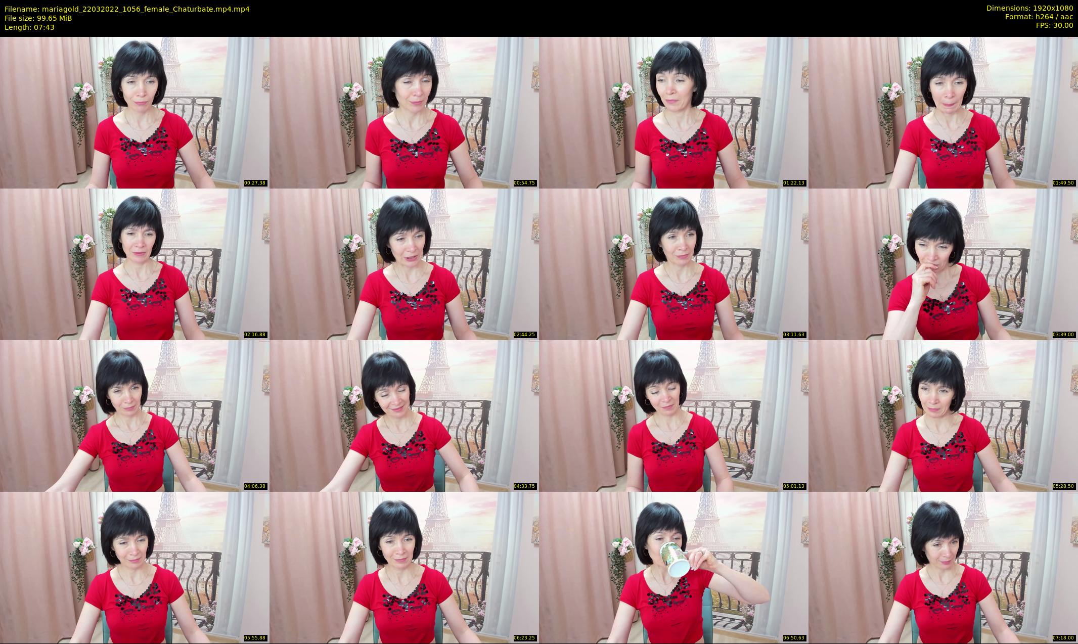 mariagold — 8 minute Chaturbate female cam show recording, 1080p, Mar 22, 2022
