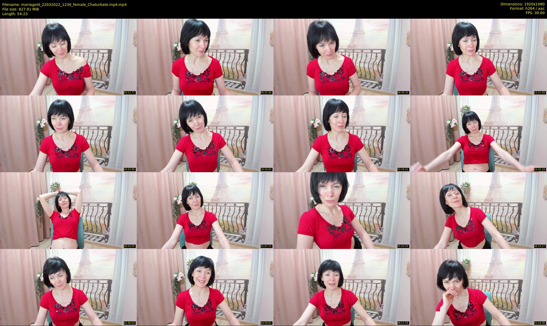 mariagold — 55 minute Chaturbate female cam show recording, 1080p, Mar 22, 2022
