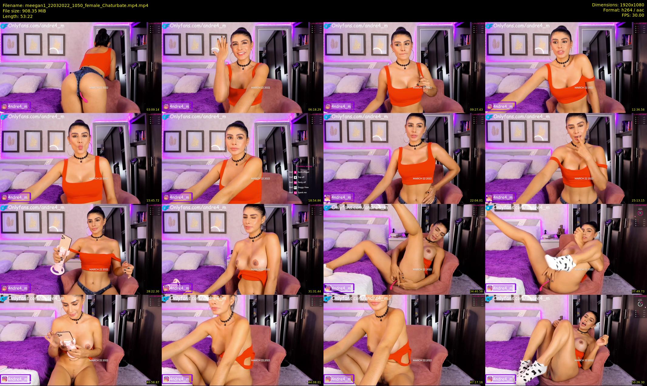 meegan1 — 54 minute Chaturbate female cam show recording, 1080p, Mar 22, 2022