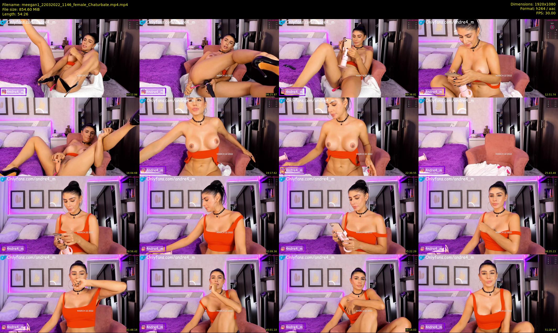 meegan1 — 55 minute Chaturbate female cam show recording, 1080p, Mar 22, 2022