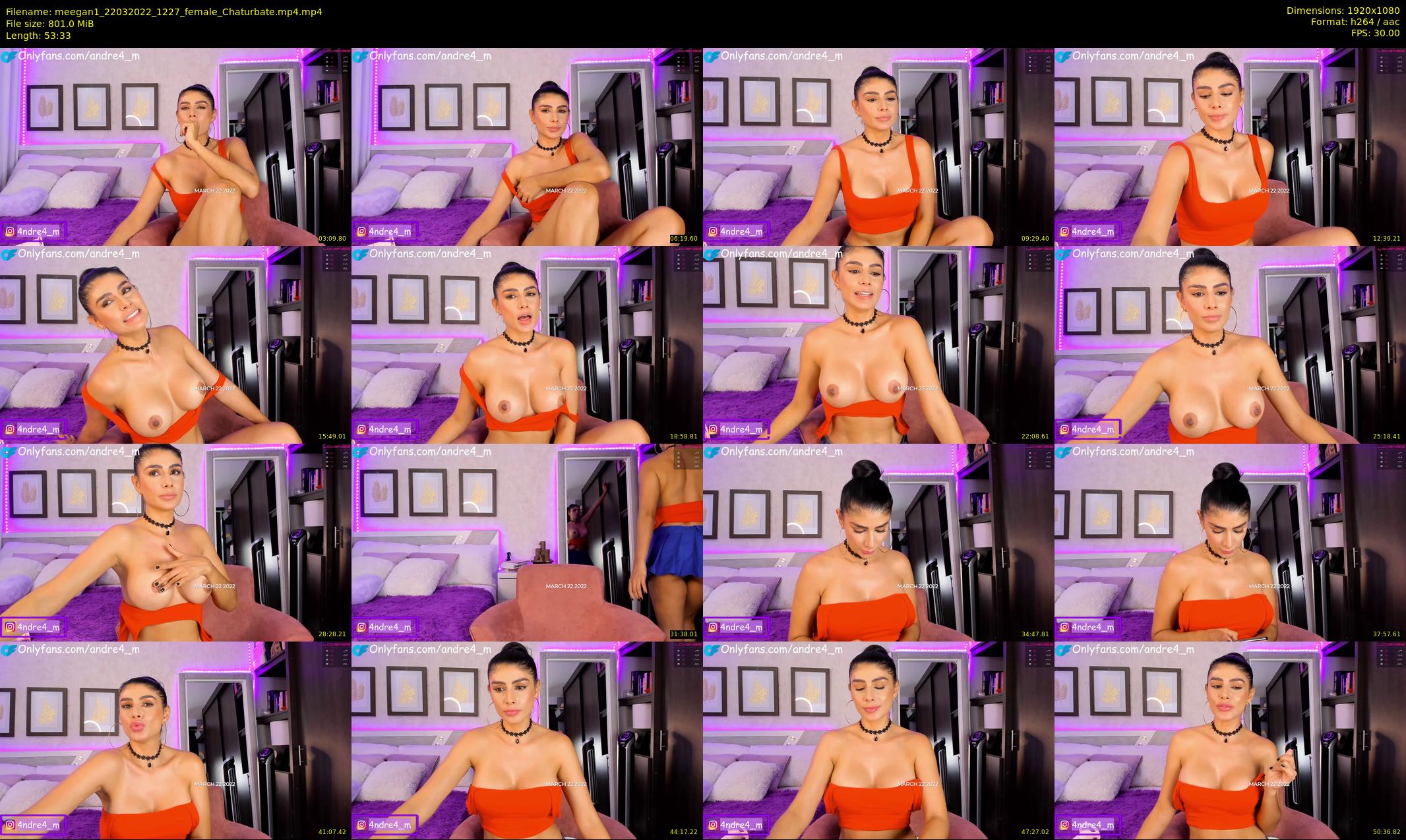 meegan1 — 54 minute Chaturbate female cam show recording, 1080p, Mar 22, 2022