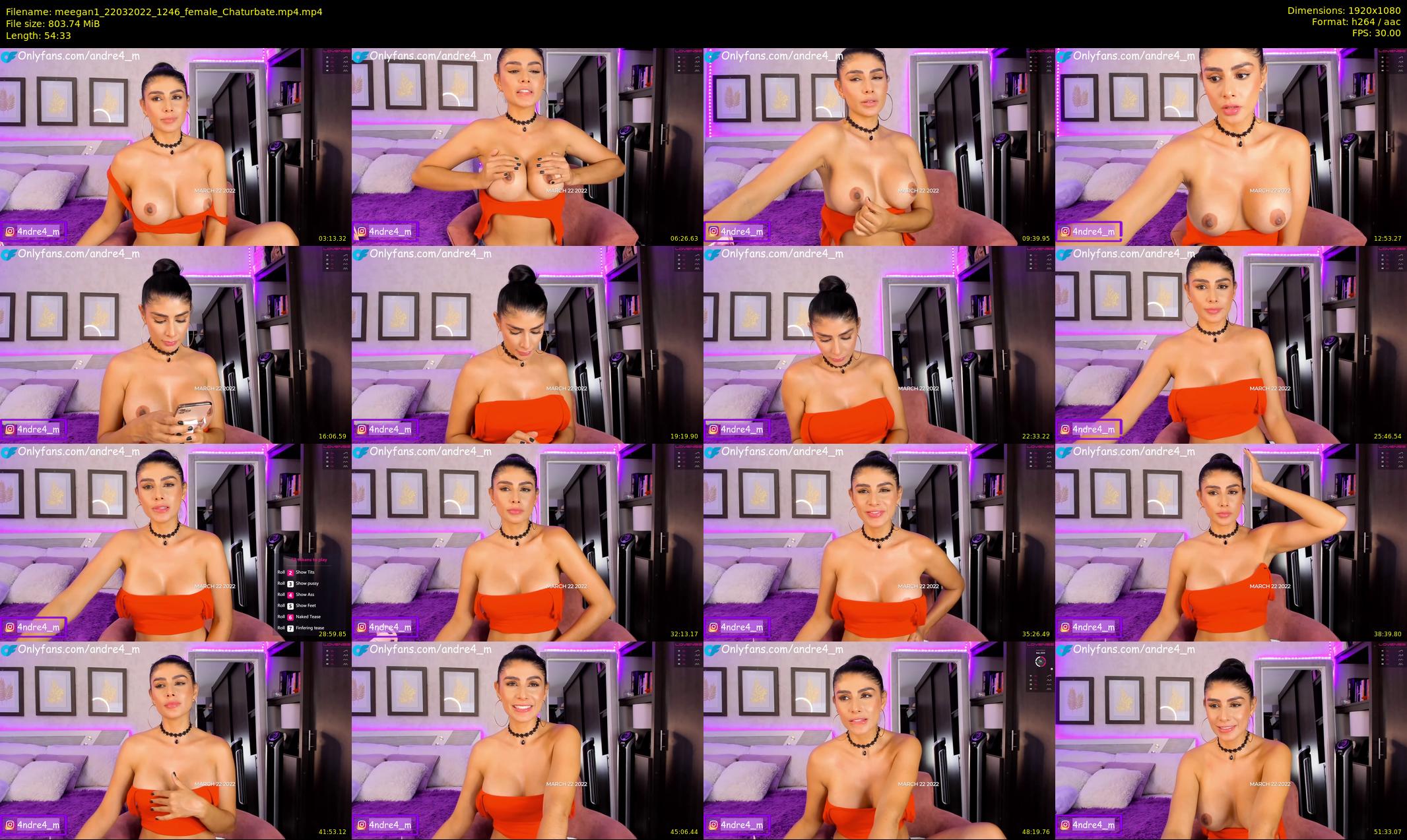 meegan1 — 55 minute Chaturbate female cam show recording, 1080p, Mar 22, 2022
