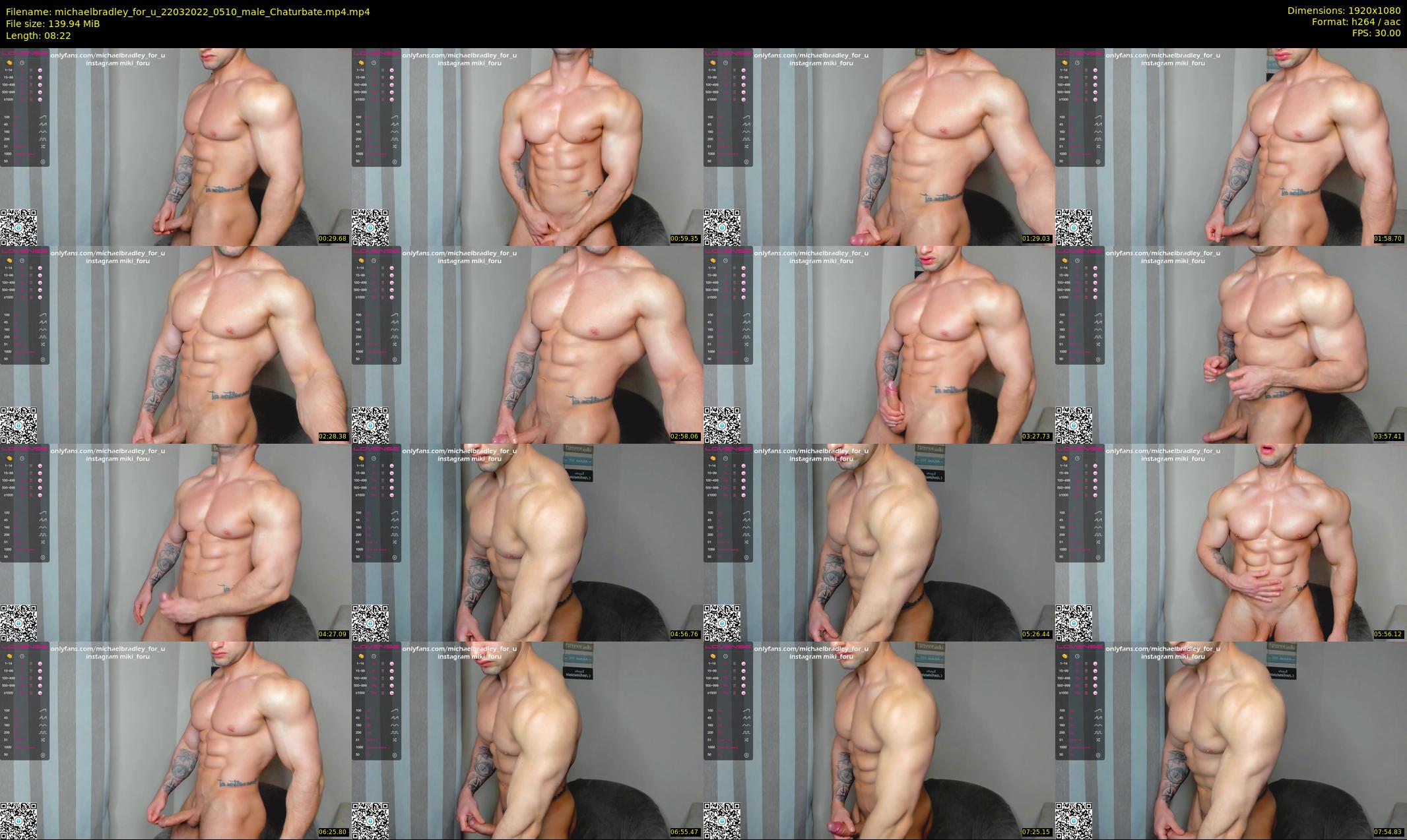 michaelbradley_for_u — 9 minute Chaturbate male cam show recording, 1080p, Mar 22, 2022