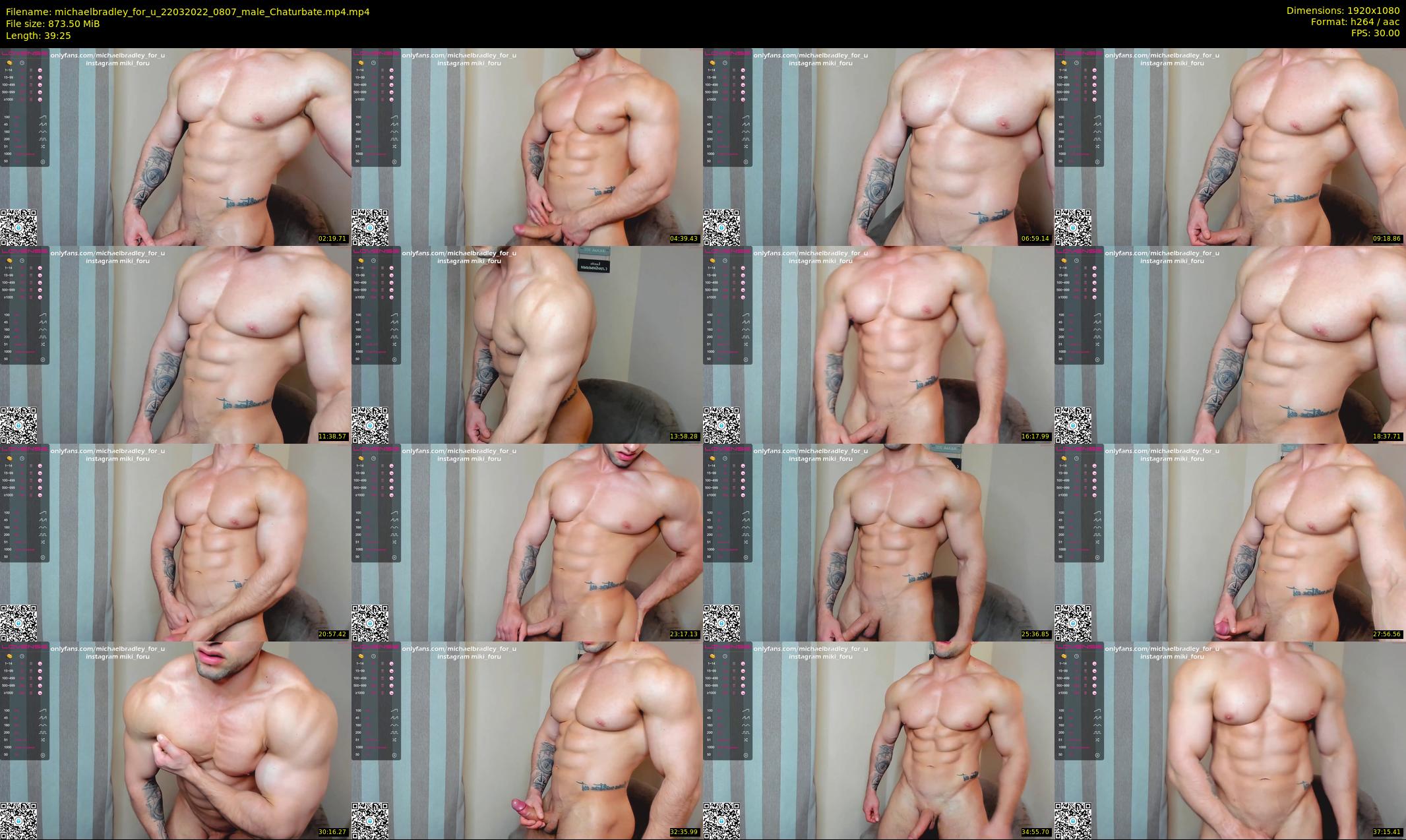 michaelbradley_for_u — 40 minute Chaturbate male cam show recording, 1080p, Mar 22, 2022