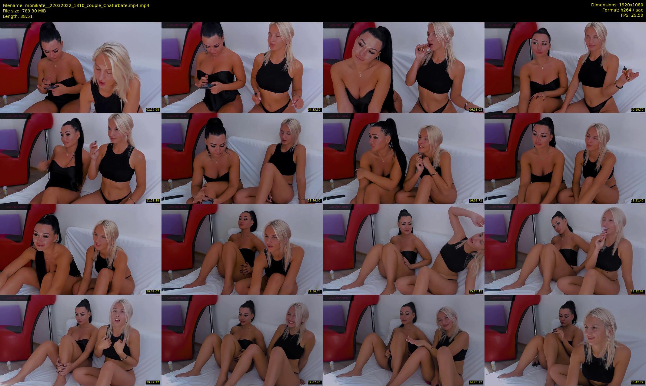 monikate_ — 39 minute Chaturbate couple cam show recording, 1080p, Mar 22, 2022