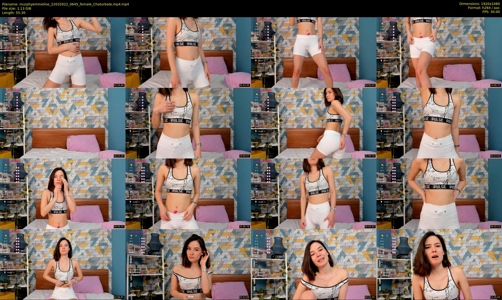 murphyemmeline — 56 minute Chaturbate female cam show recording, 1080p, Mar 22, 2022