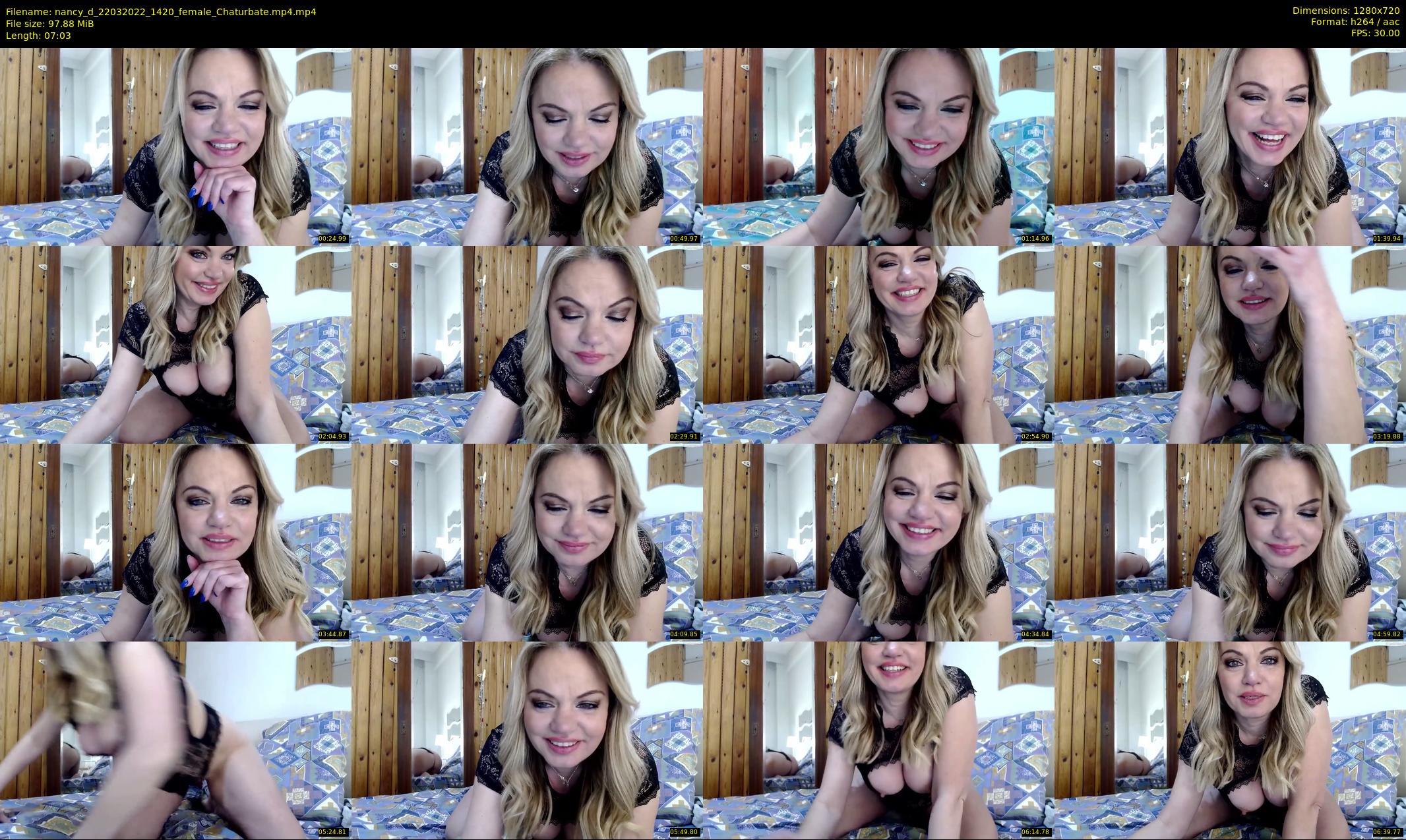 nancy_d — 8 minute Chaturbate female cam show recording, 720p, Mar 22, 2022