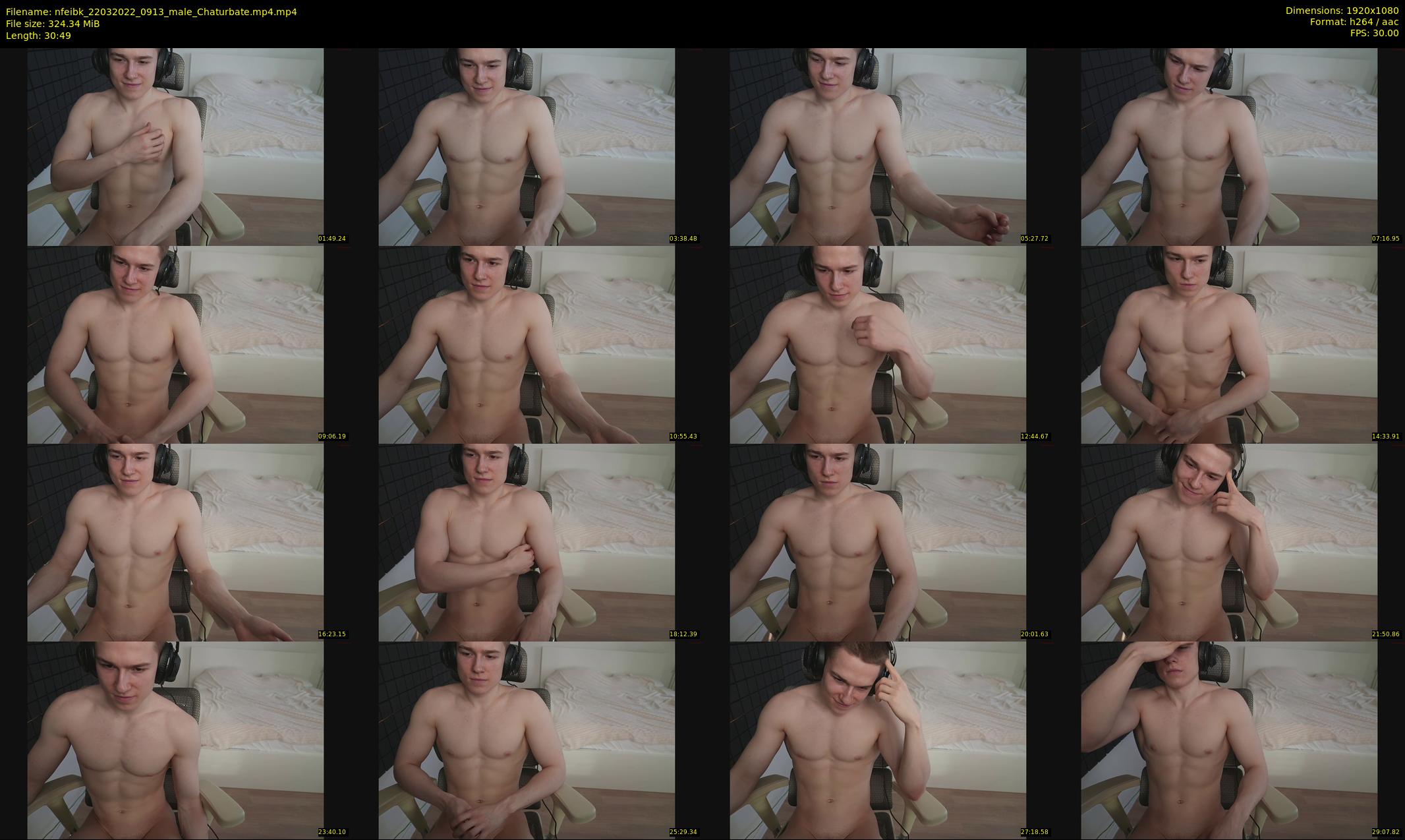nfeibk — 31 minute Chaturbate male cam show recording, 1080p, Mar 22, 2022