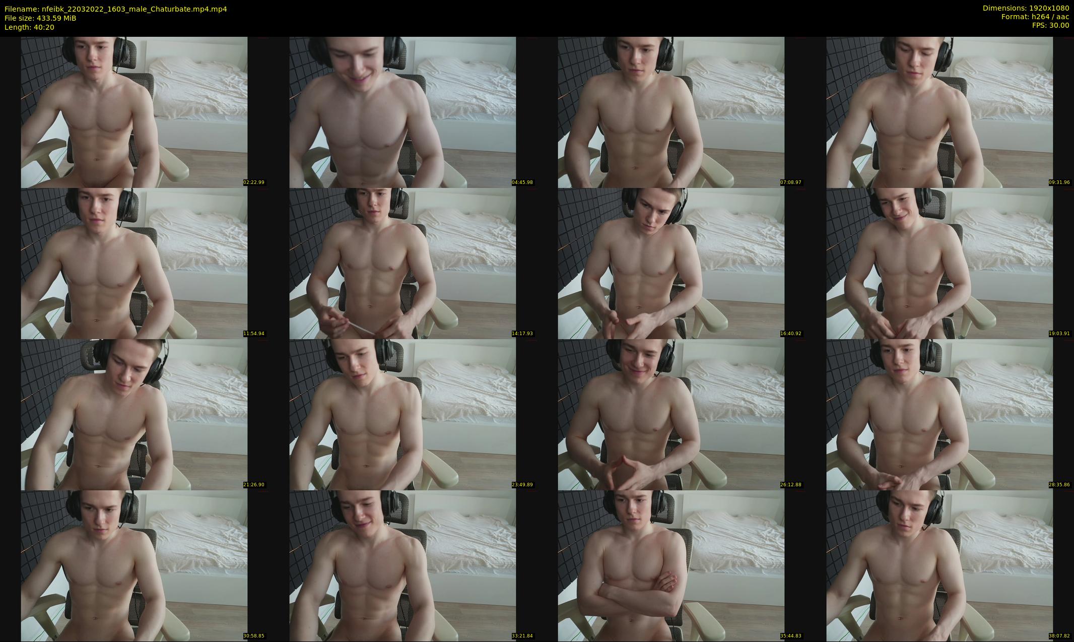 nfeibk — 41 minute Chaturbate male cam show recording, 1080p, Mar 22, 2022