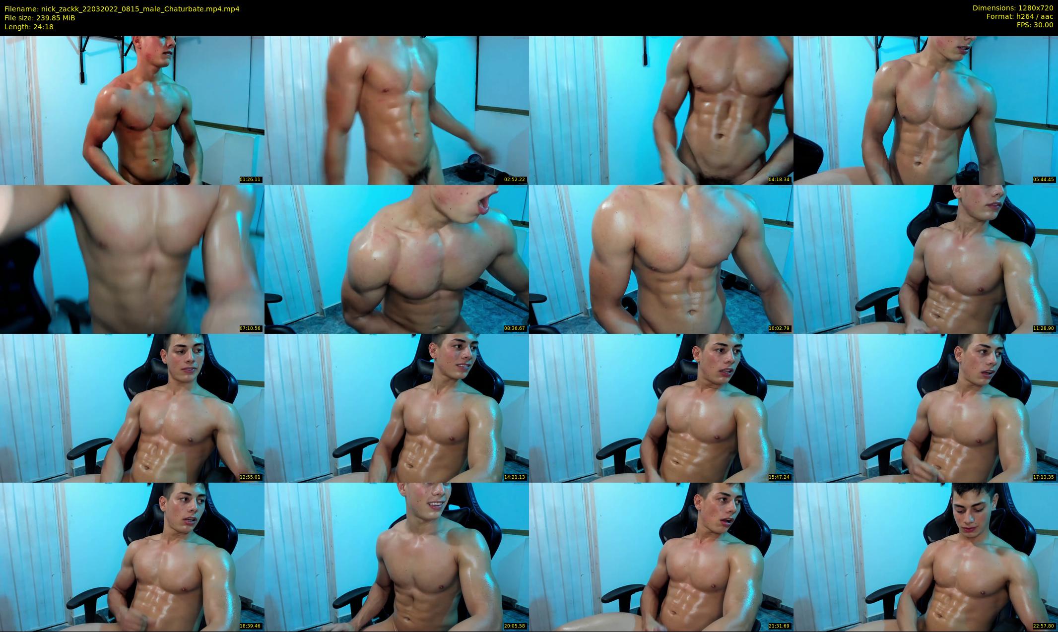 nick_zackk — 25 minute Chaturbate male cam show recording, 720p, Mar 22, 2022
