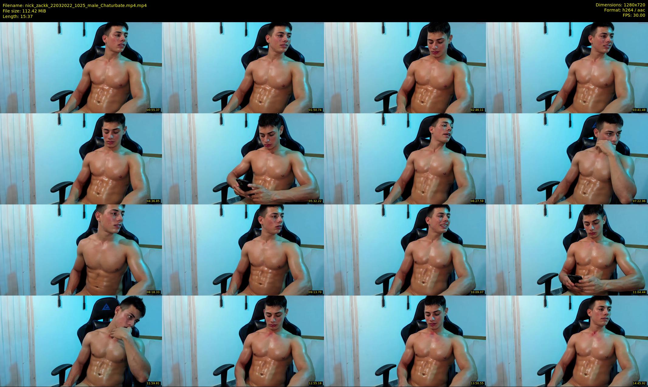 nick_zackk — 16 minute Chaturbate male cam show recording, 720p, Mar 22, 2022