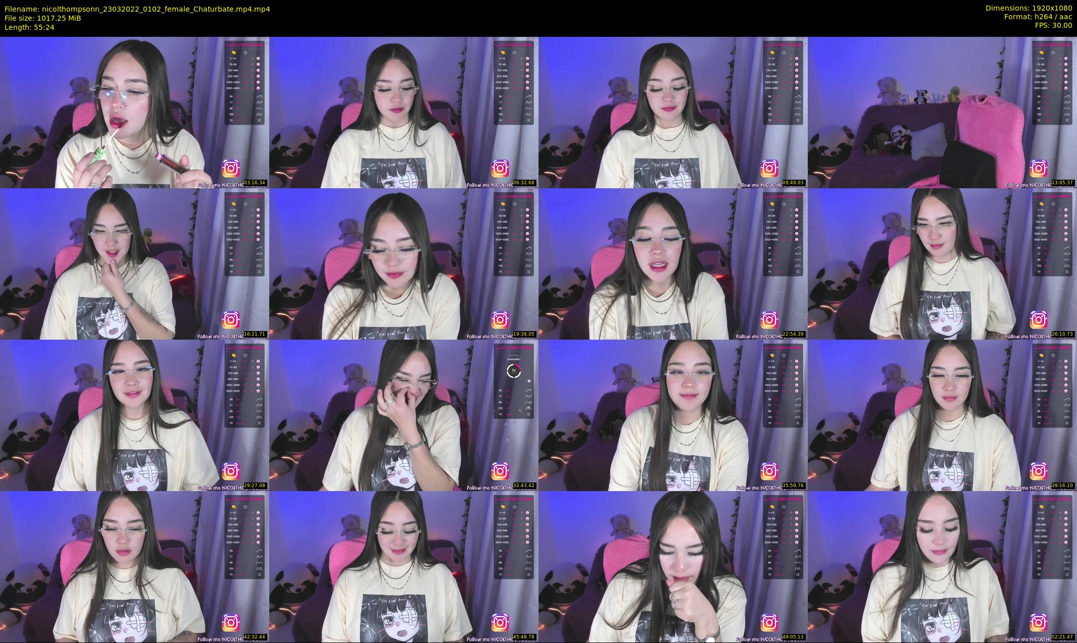 nicolthompsonn — 56 minute Chaturbate female cam show recording, 1080p, Mar 23, 2022