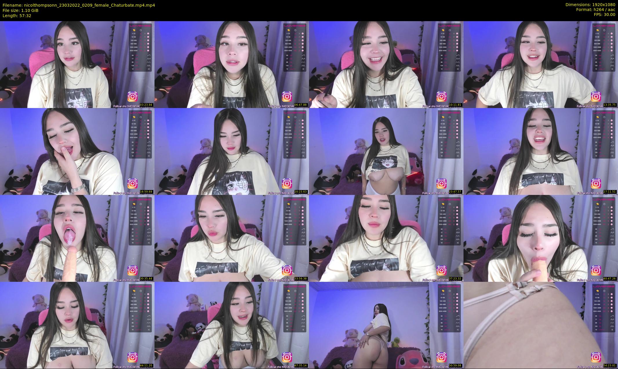 nicolthompsonn — 58 minute Chaturbate female cam show recording, 1080p, Mar 23, 2022