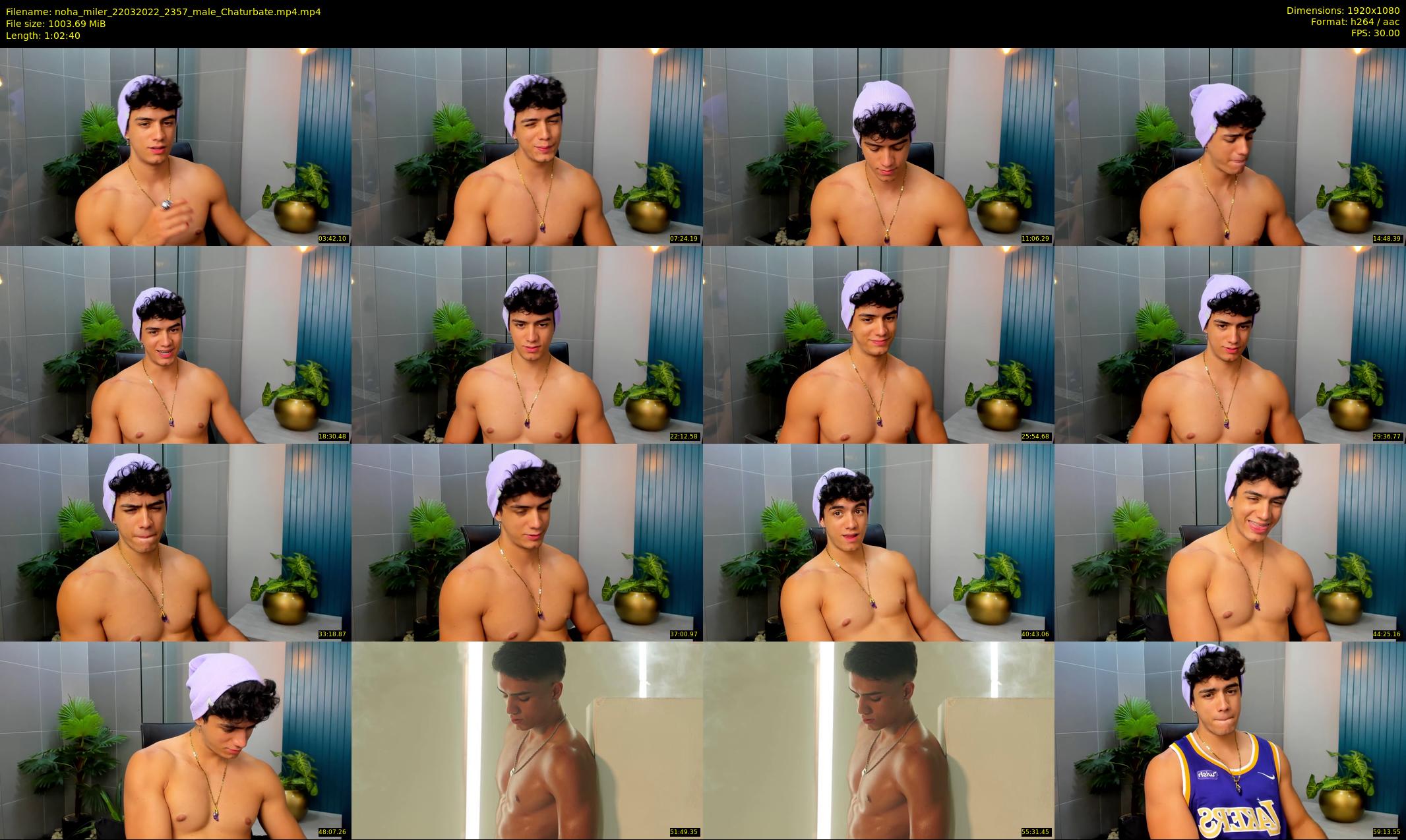 noha_miler — 63 minute Chaturbate male cam show recording, 1080p, Mar 22, 2022