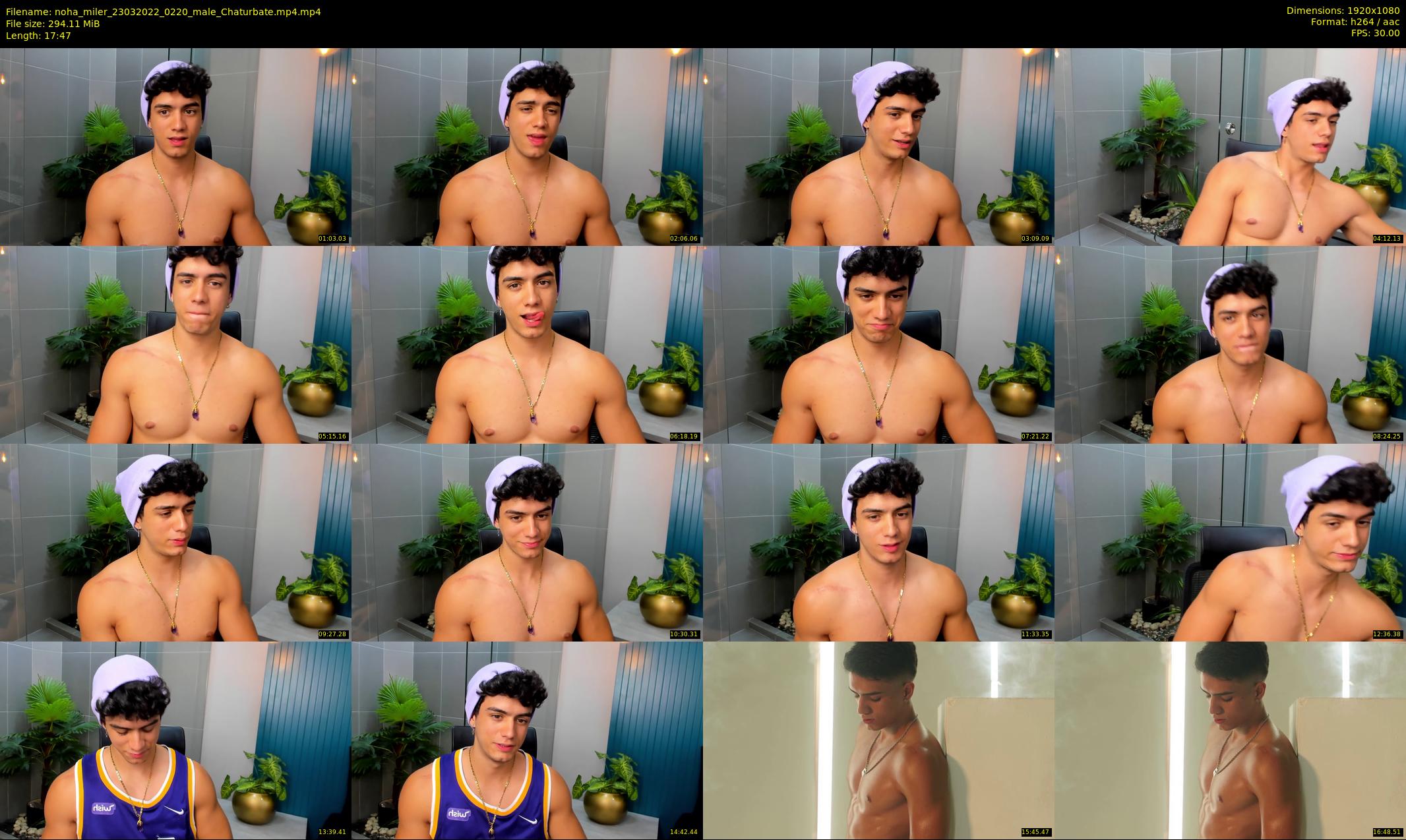 noha_miler — 18 minute Chaturbate male cam show recording, 1080p, Mar 23, 2022