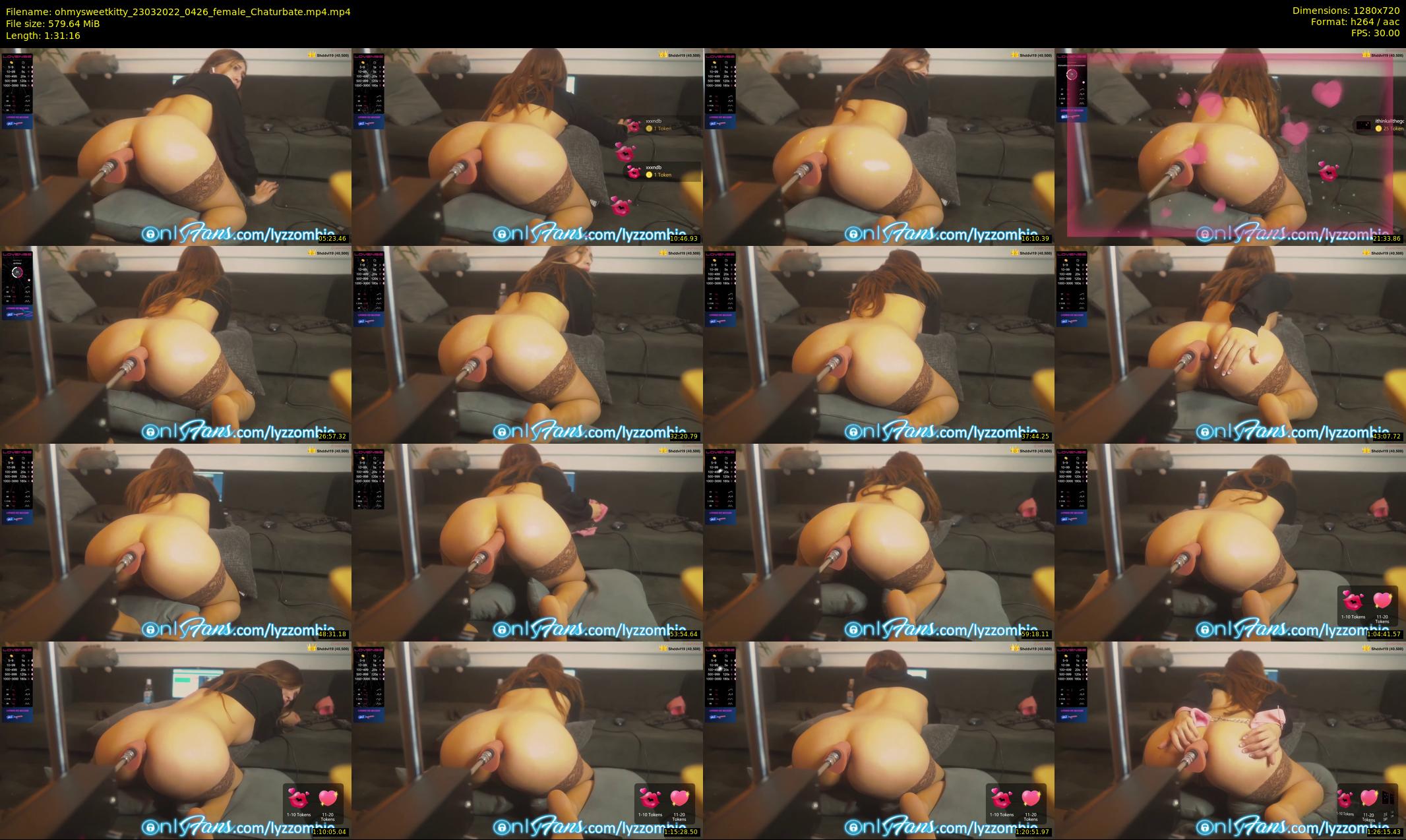 ohmysweetkitty — 92 minute Chaturbate female cam show recording, 720p, Mar 23, 2022