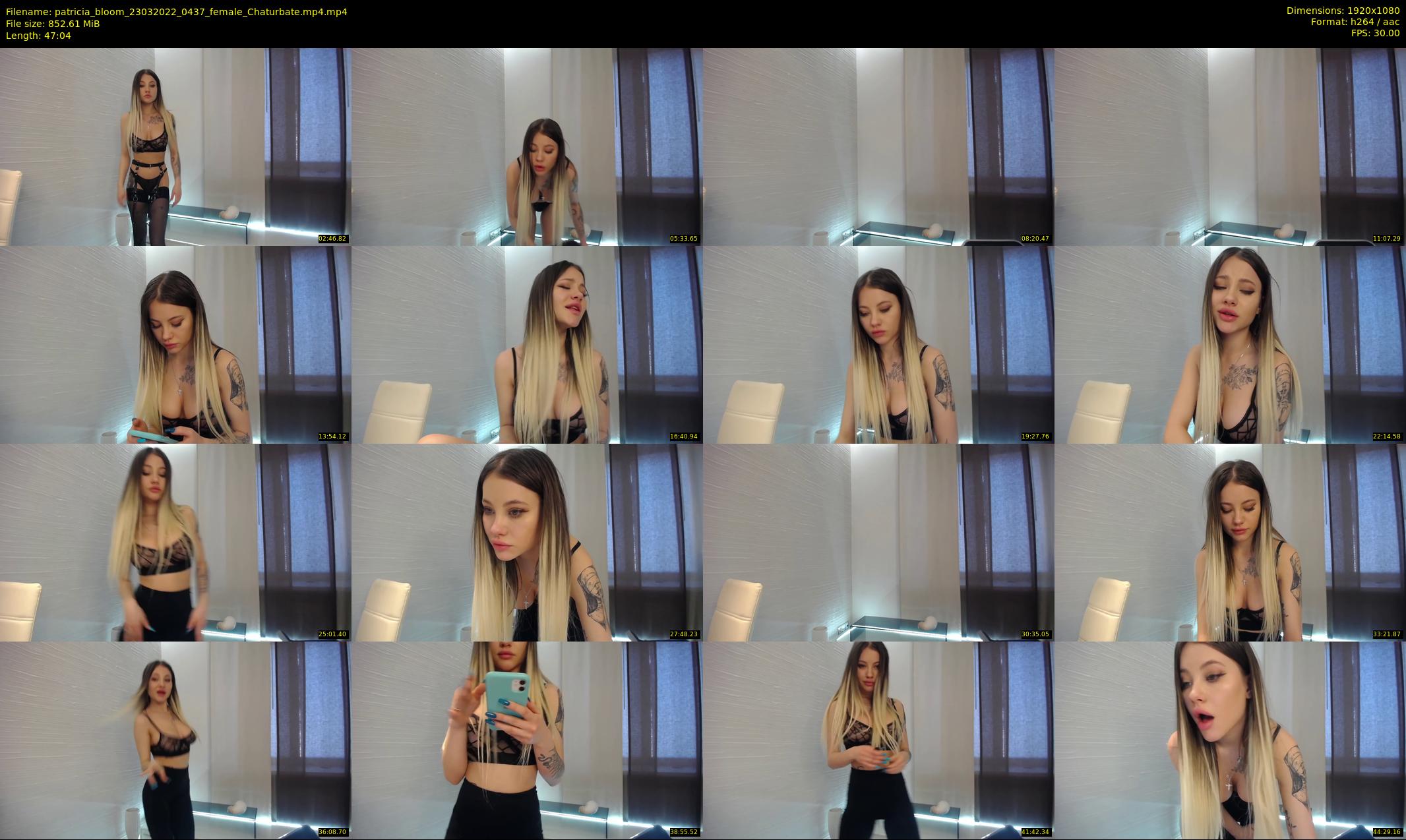 patricia_bloom — 48 minute Chaturbate female cam show recording, 1080p, Mar 23, 2022