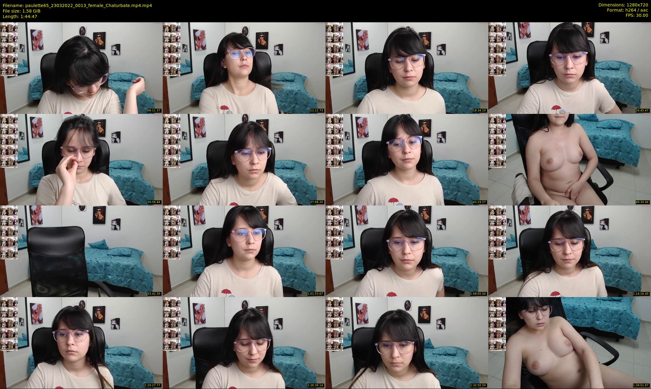 paulette65 — 105 minute Chaturbate female cam show recording, 720p, Mar 23, 2022