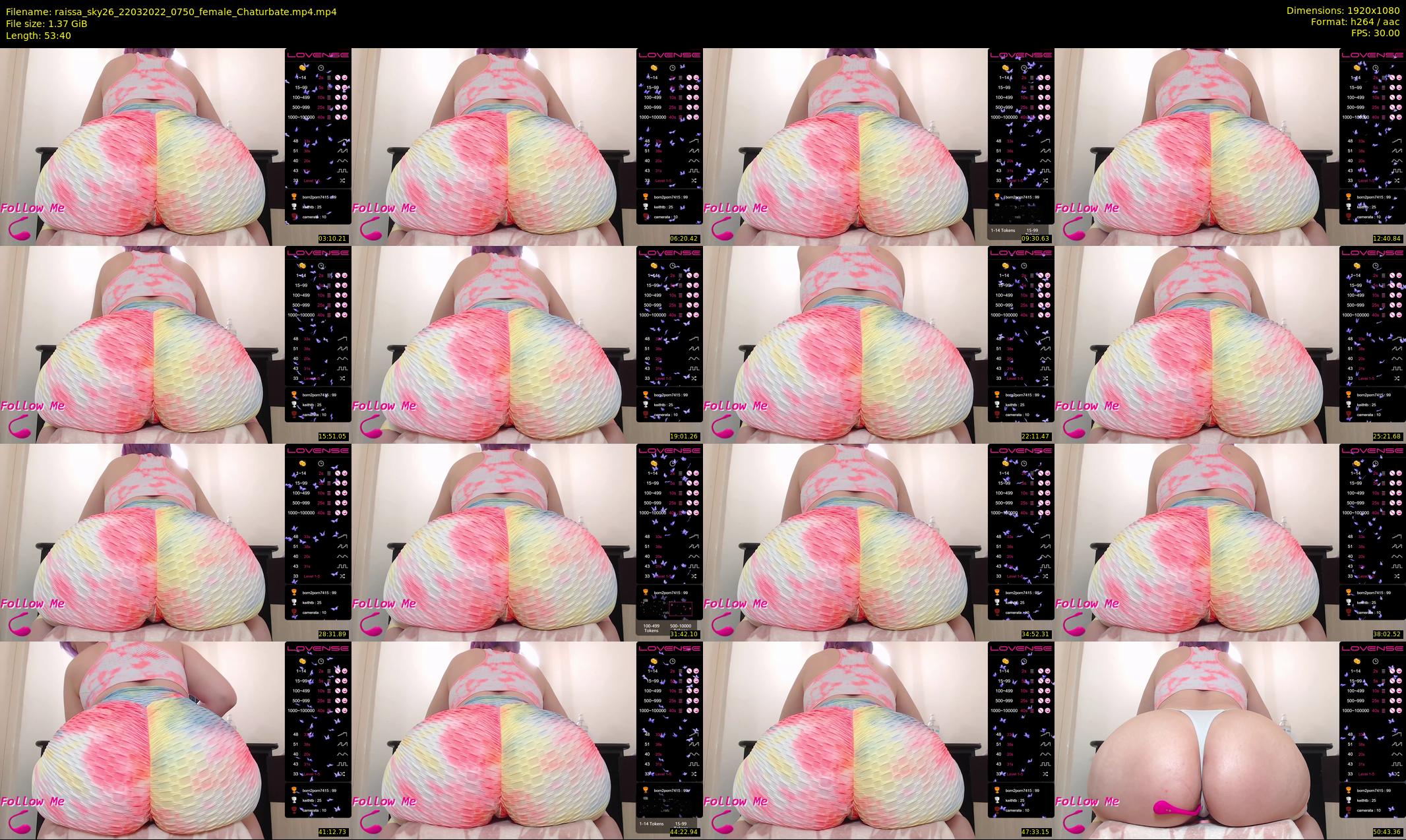 raissa_sky26 — 54 minute Chaturbate female cam show recording, 1080p, Mar 22, 2022