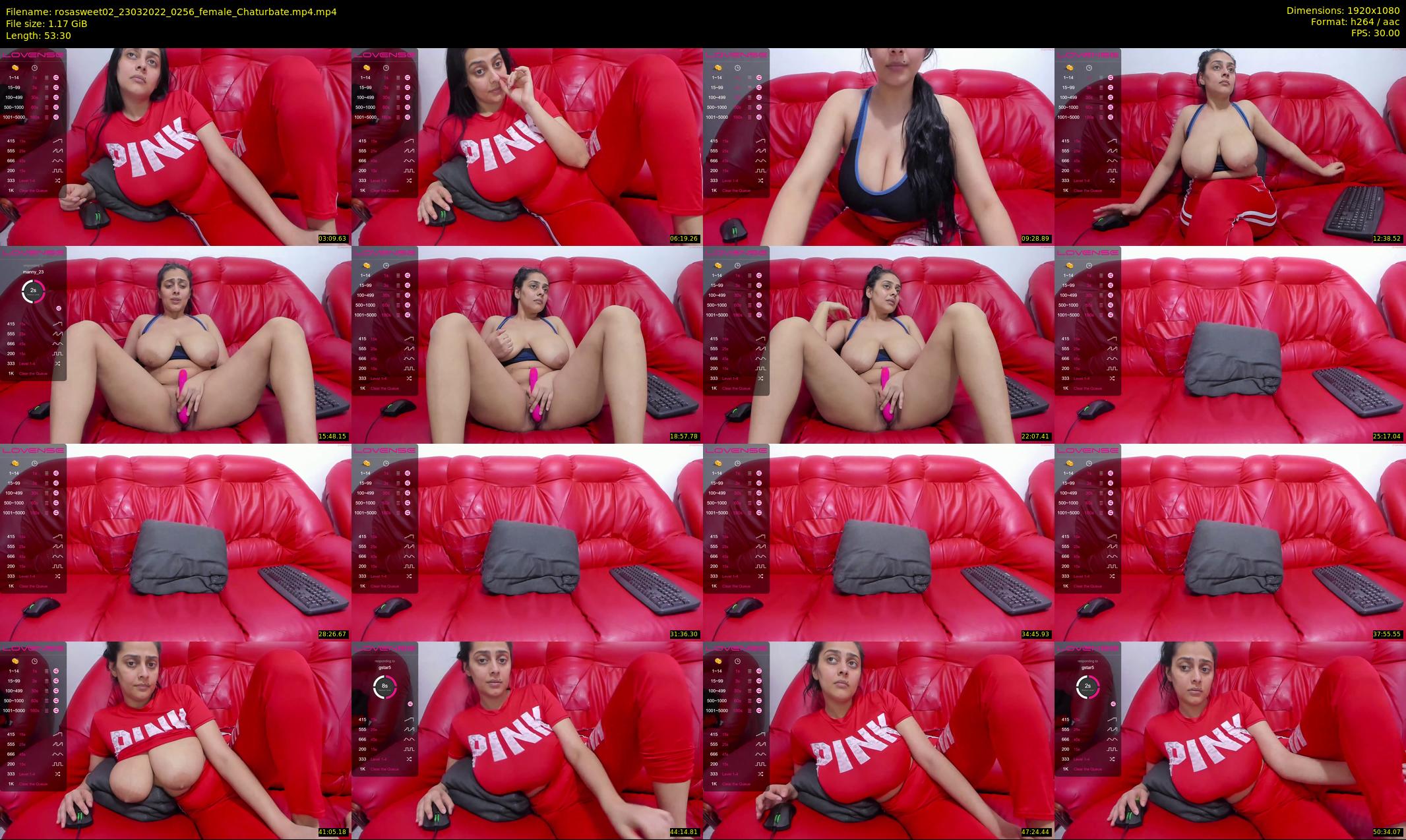 rosasweet02 — 54 minute Chaturbate female cam show recording, 1080p, Mar 23, 2022