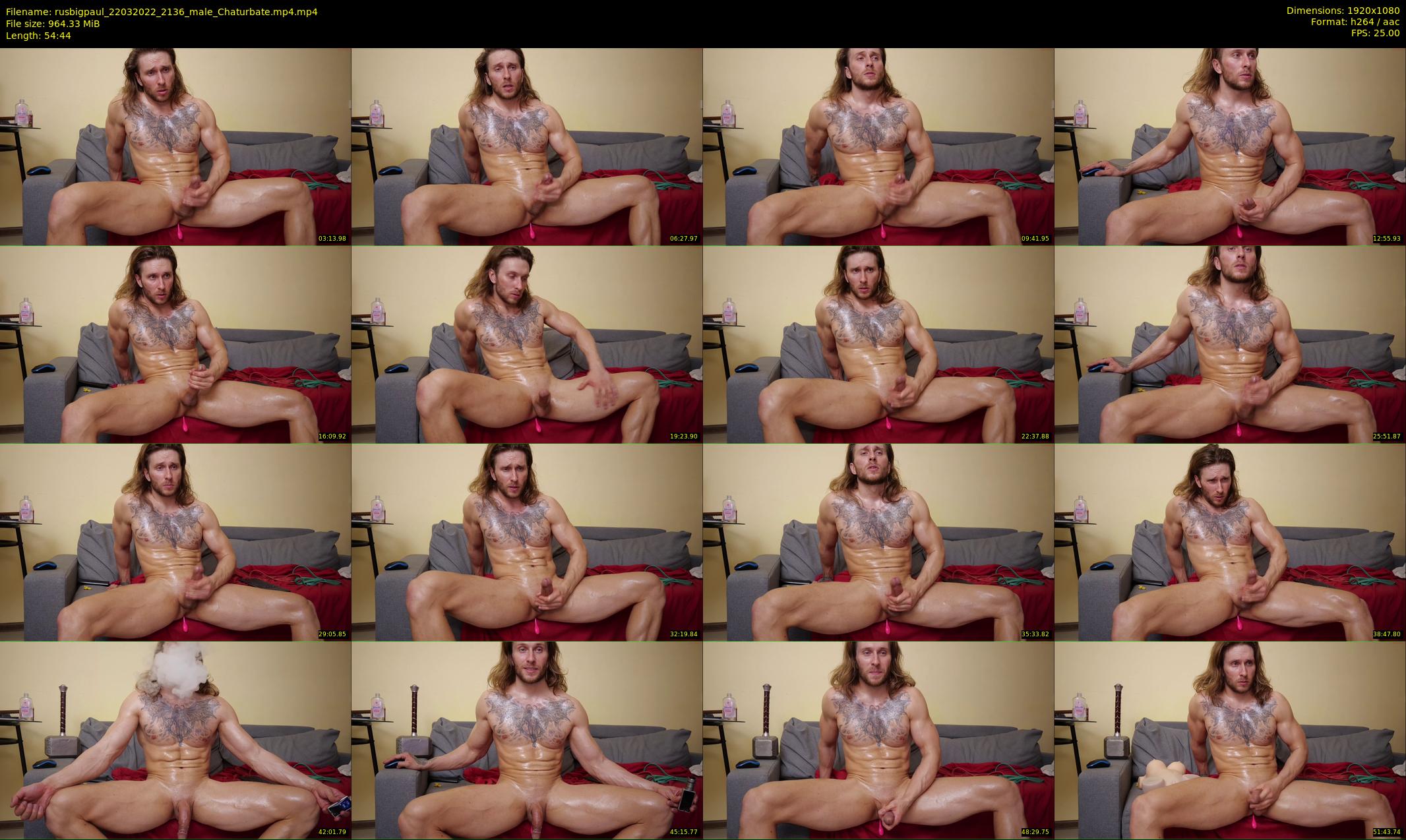 rusbigpaul — 55 minute Chaturbate male cam show recording, 1080p, Mar 22, 2022