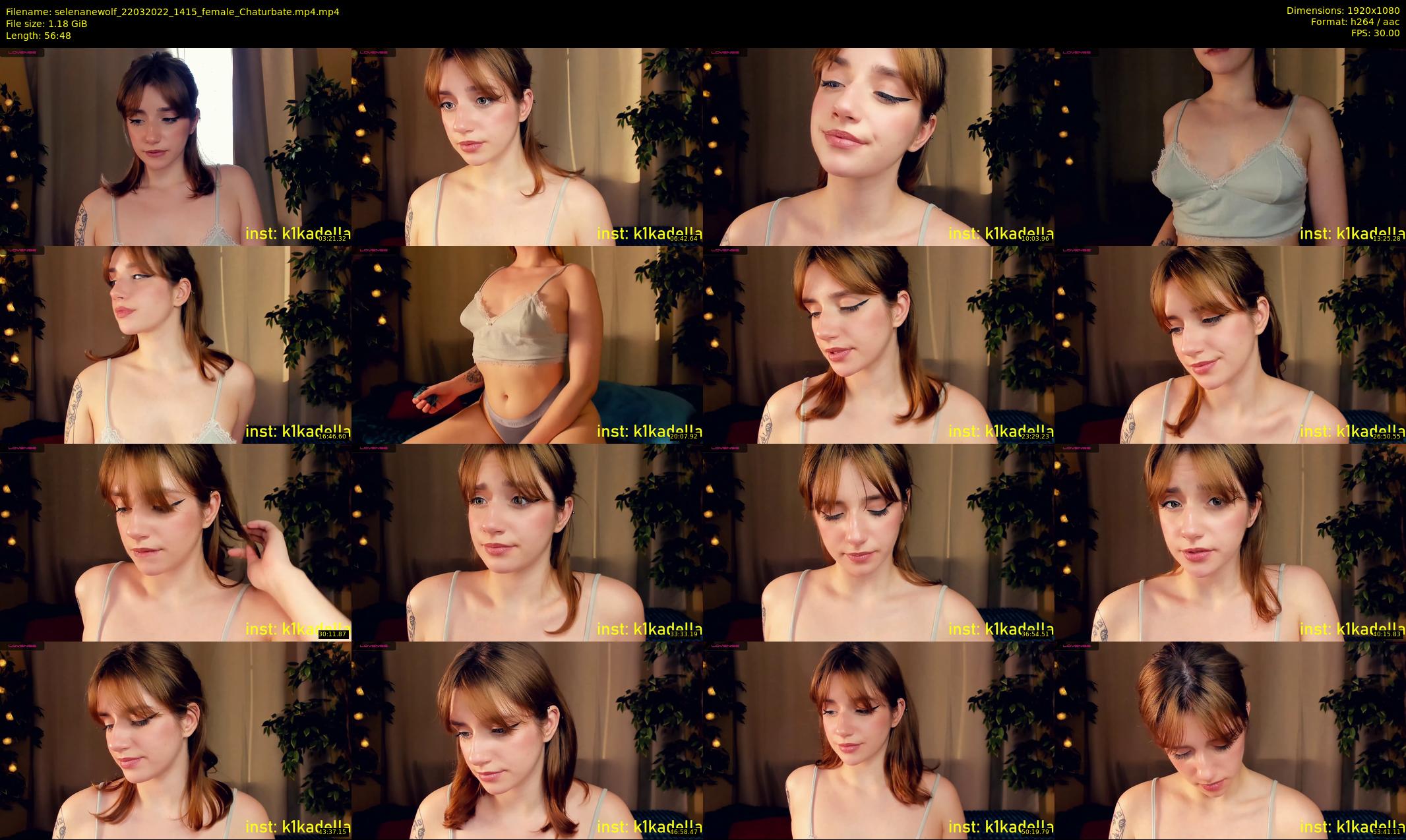 selenanewolf — 57 minute Chaturbate couple cam show recording, 1080p, Mar 22, 2022