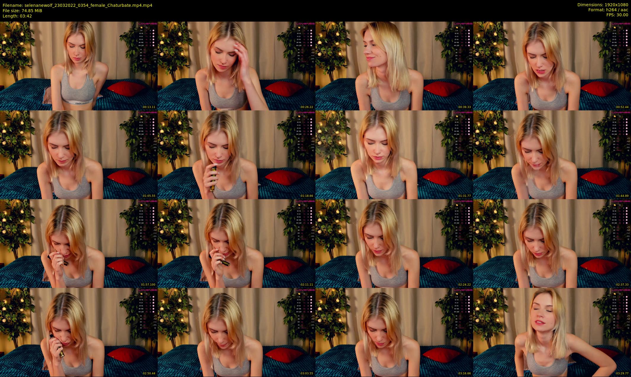 selenanewolf — 4 minute Chaturbate couple cam show recording, 1080p, Mar 23, 2022
