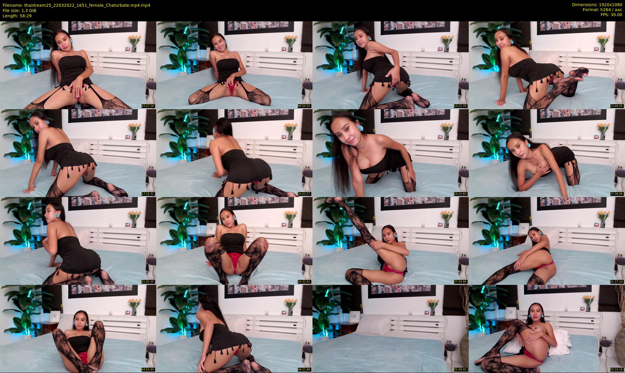 thaidream25 — 59 minute Chaturbate female cam show recording, 1080p, Mar 22, 2022