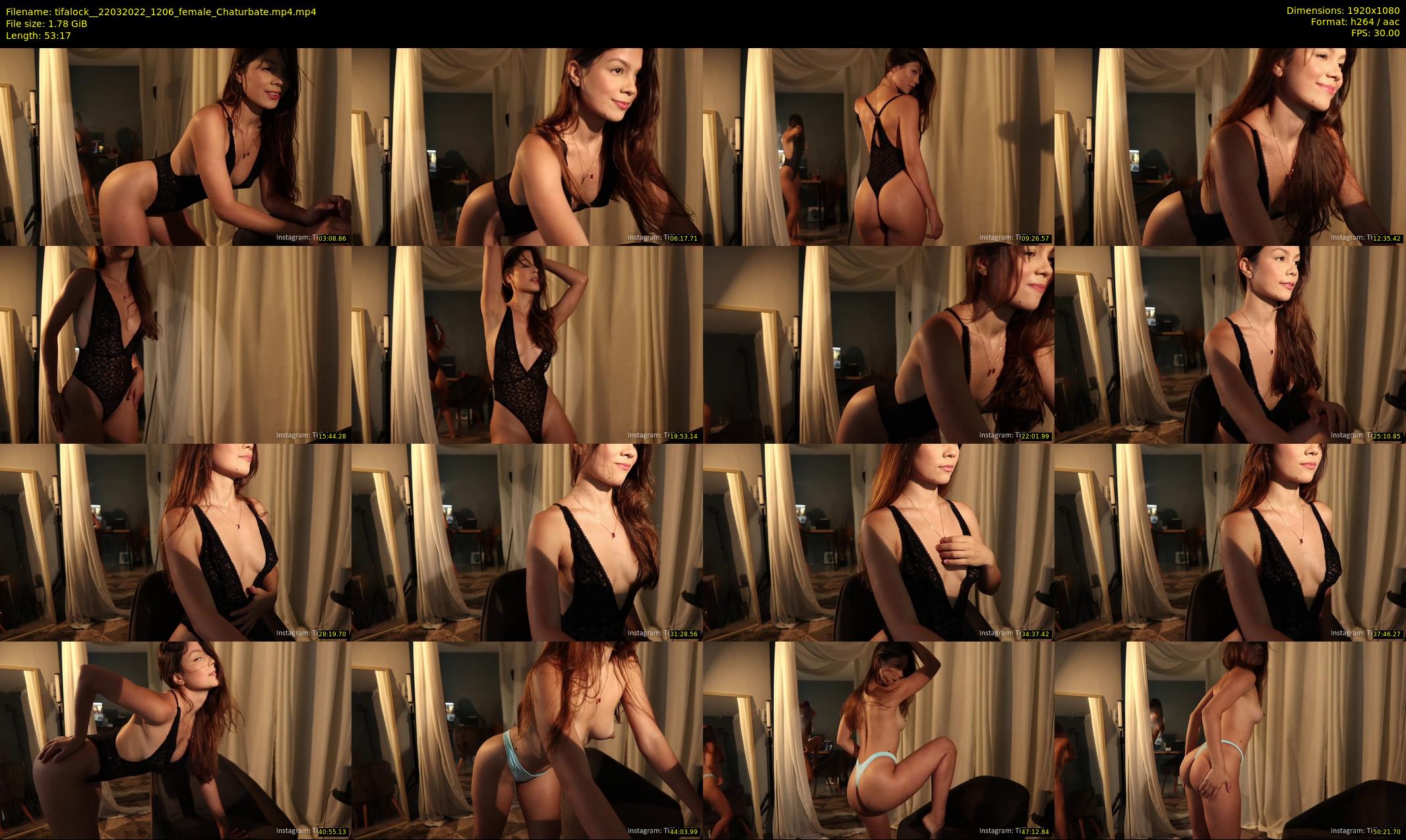 tifalock_ — 54 minute Chaturbate female cam show recording, 1080p, Mar 22, 2022