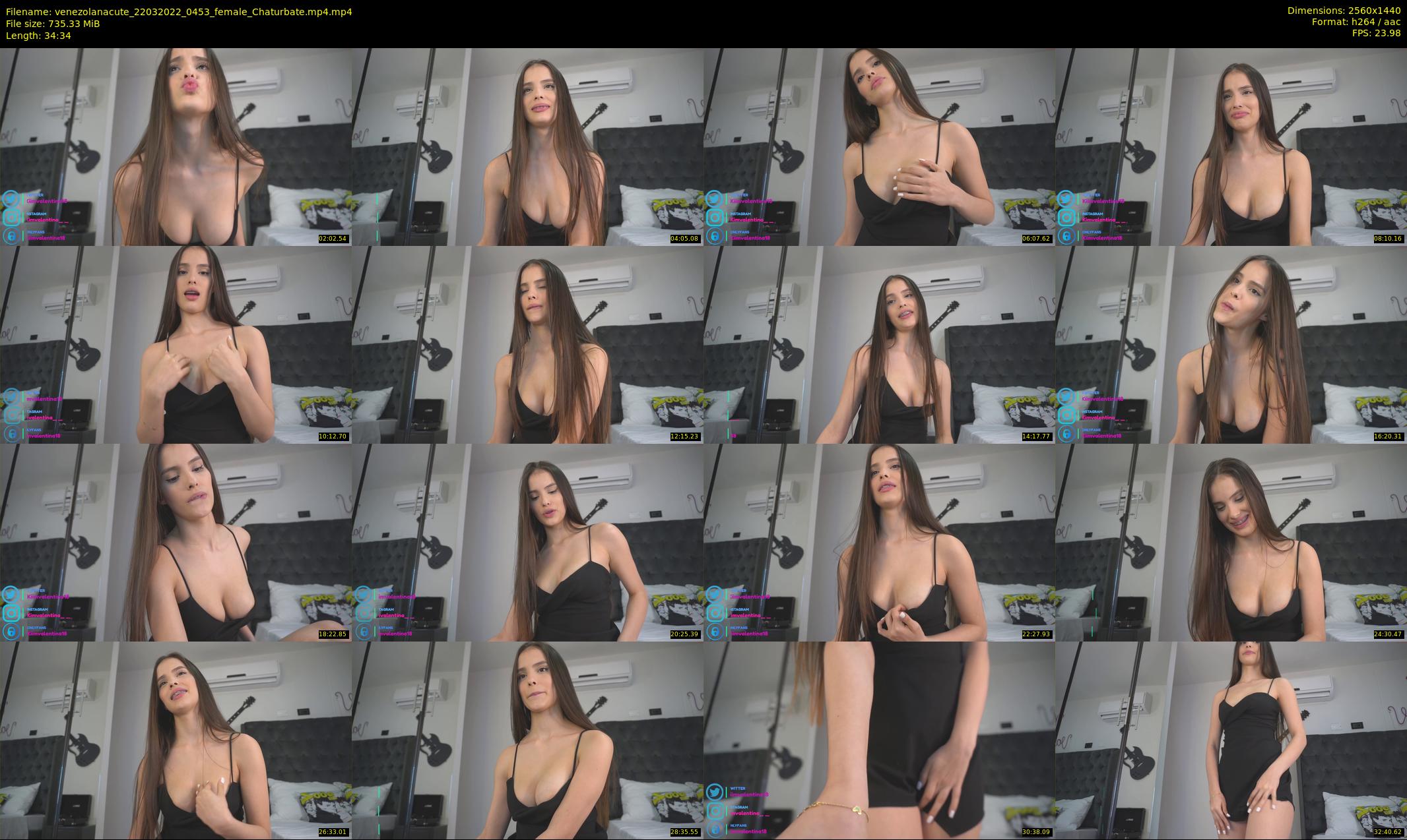 venezolanacute — 35 minute Chaturbate female cam show recording, 1080p, Mar 22, 2022