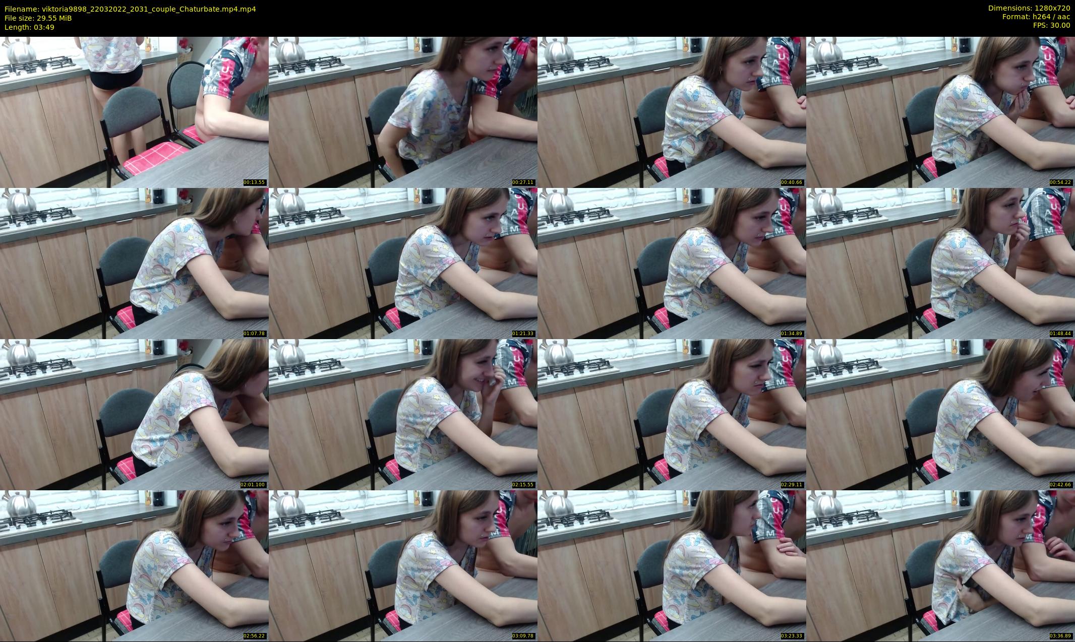 viktoria9898 — 4 minute Chaturbate couple cam show recording, 720p, Mar 22, 2022