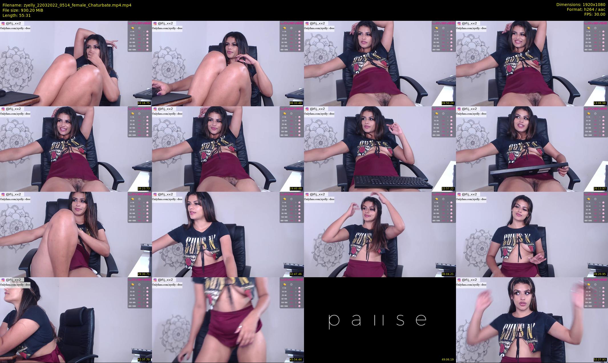 zyelly — 56 minute Chaturbate female cam show recording, 1080p, Mar 22, 2022