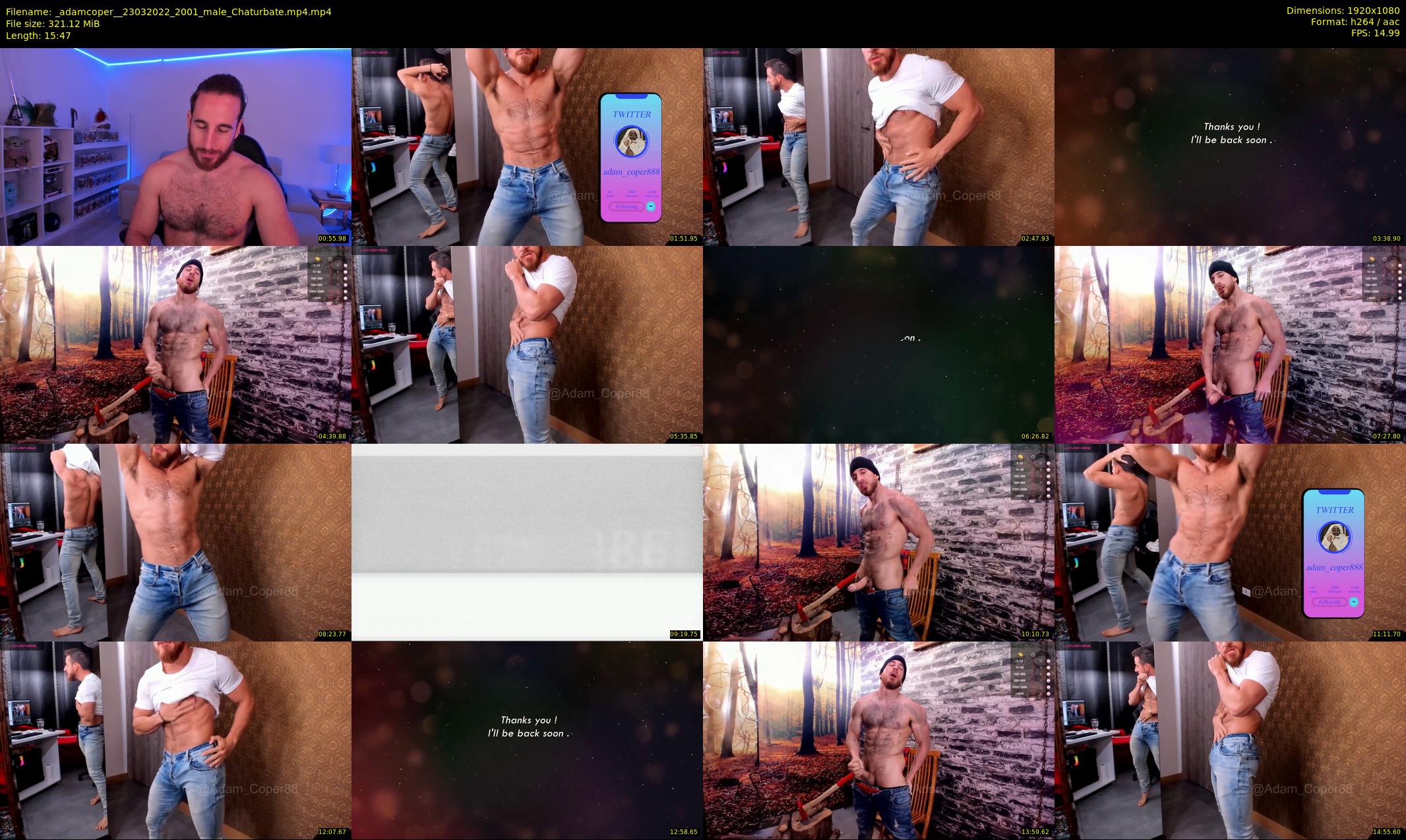 _adamcoper_ — 16 minute Chaturbate male cam show recording, 1080p, Mar 23, 2022