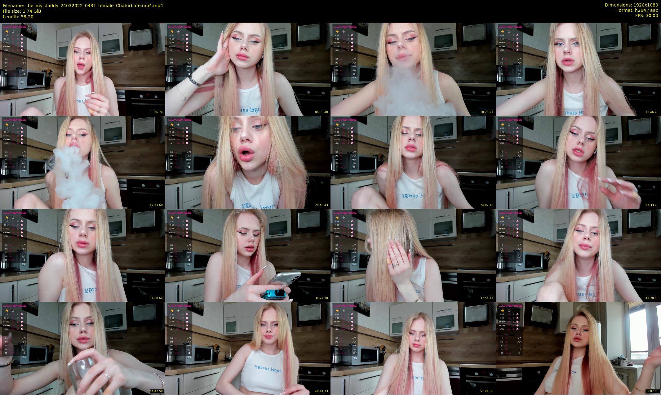 _be_my_daddy — 59 minute Chaturbate female cam show recording, 1080p, Mar 24, 2022