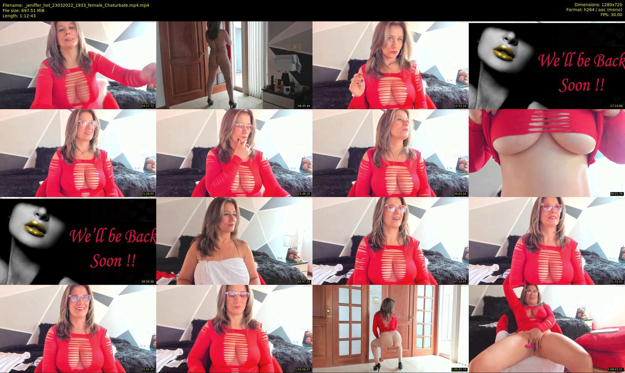 _jeniffer_hot — 73 minute Chaturbate female cam show recording, 720p, Mar 23, 2022