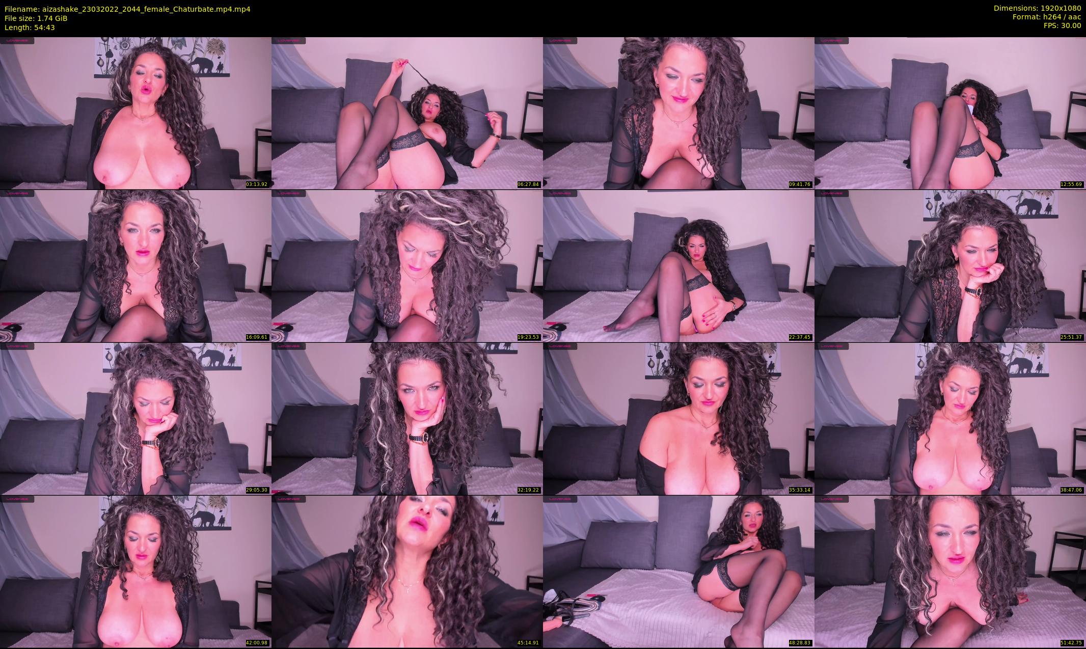 aizashake — 55 minute Chaturbate female cam show recording, 1080p, Mar 23, 2022