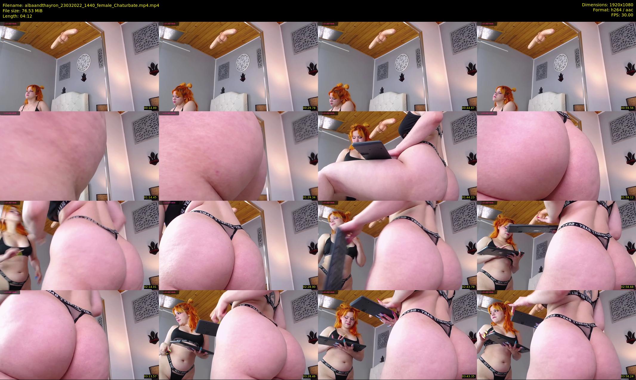 albaandthayron — 5 minute Chaturbate couple cam show recording, 1080p, Mar 23, 2022