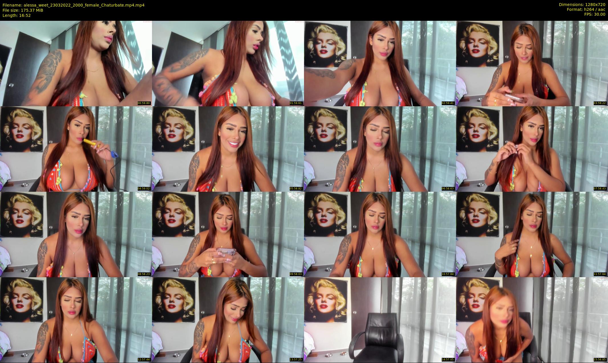 alessa_weet — 17 minute Chaturbate female cam show recording, 720p, Mar 23, 2022