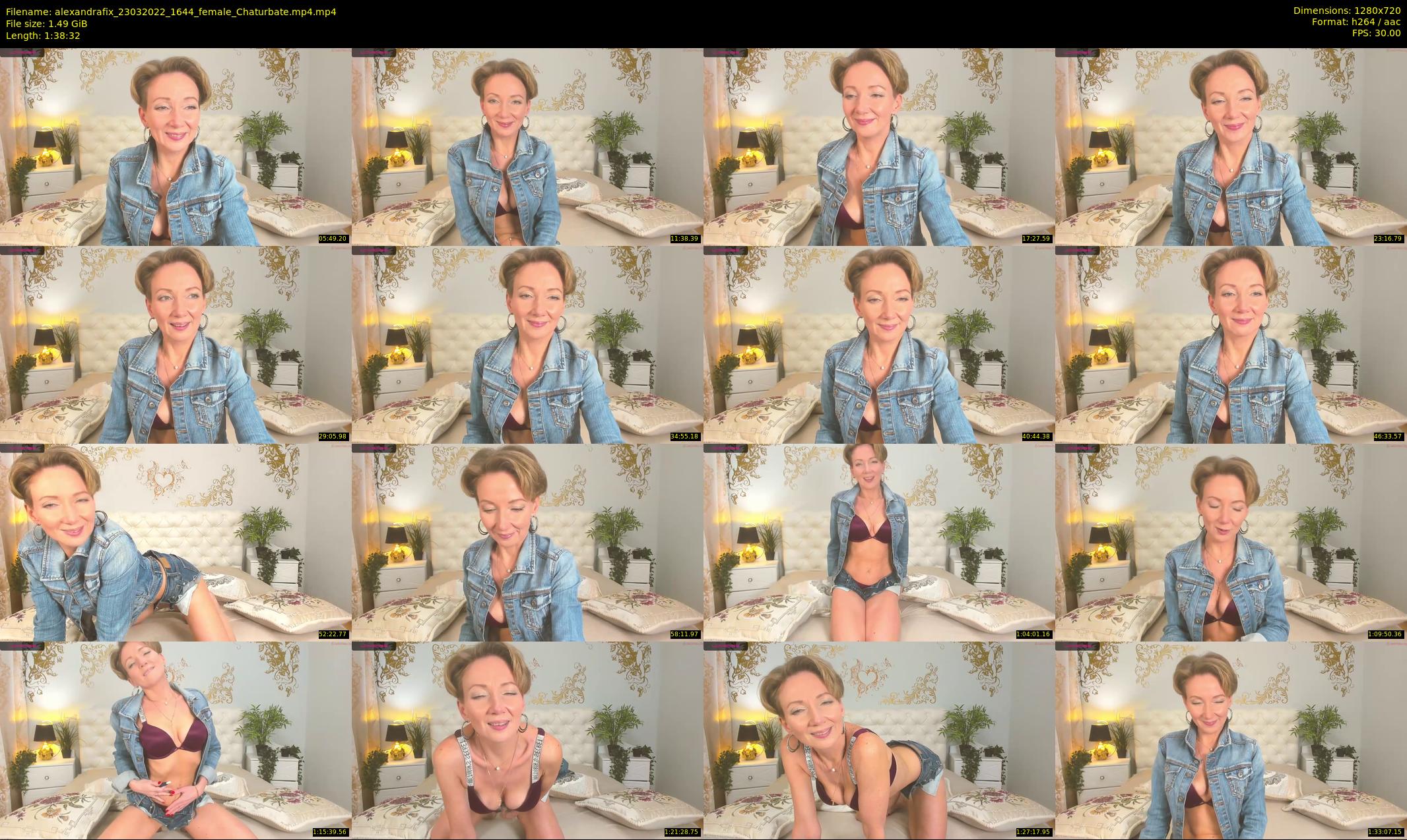 alexandrafix — 99 minute Chaturbate female cam show recording, 720p, Mar 23, 2022