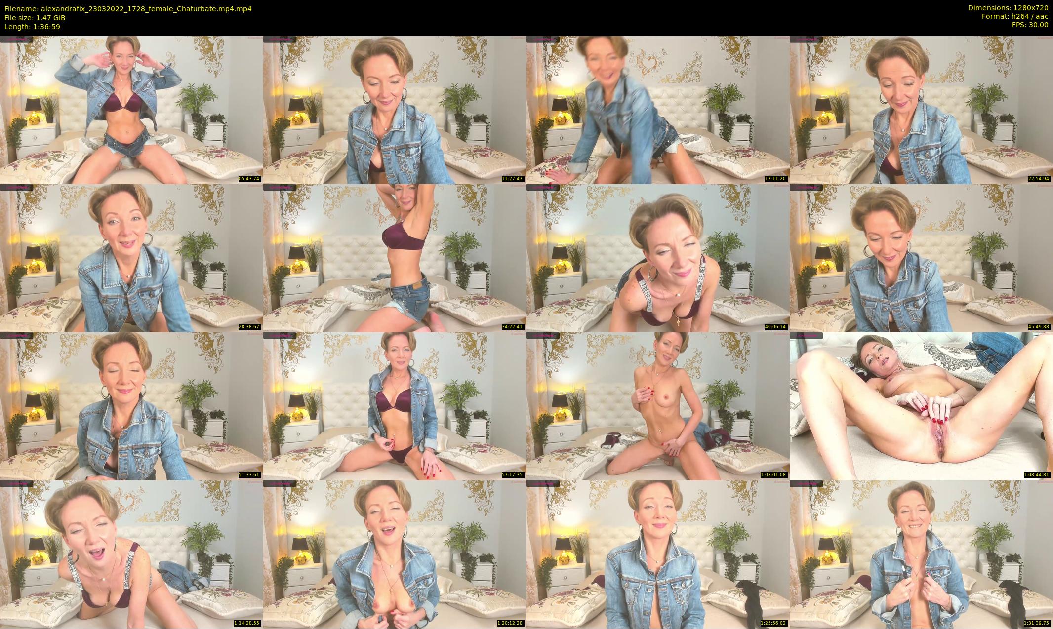 alexandrafix — 97 minute Chaturbate female cam show recording, 720p, Mar 23, 2022