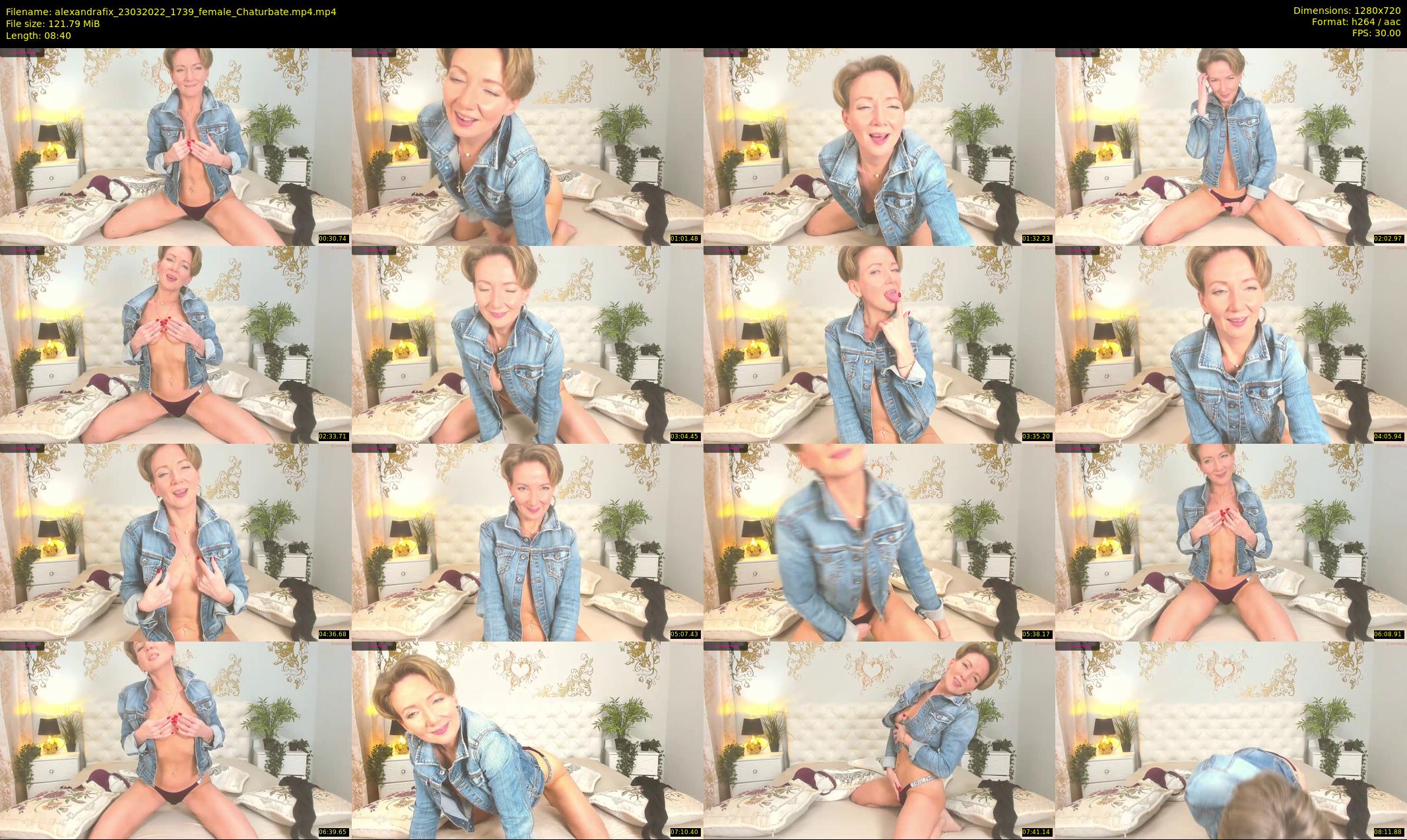 alexandrafix — 9 minute Chaturbate female cam show recording, 720p, Mar 23, 2022